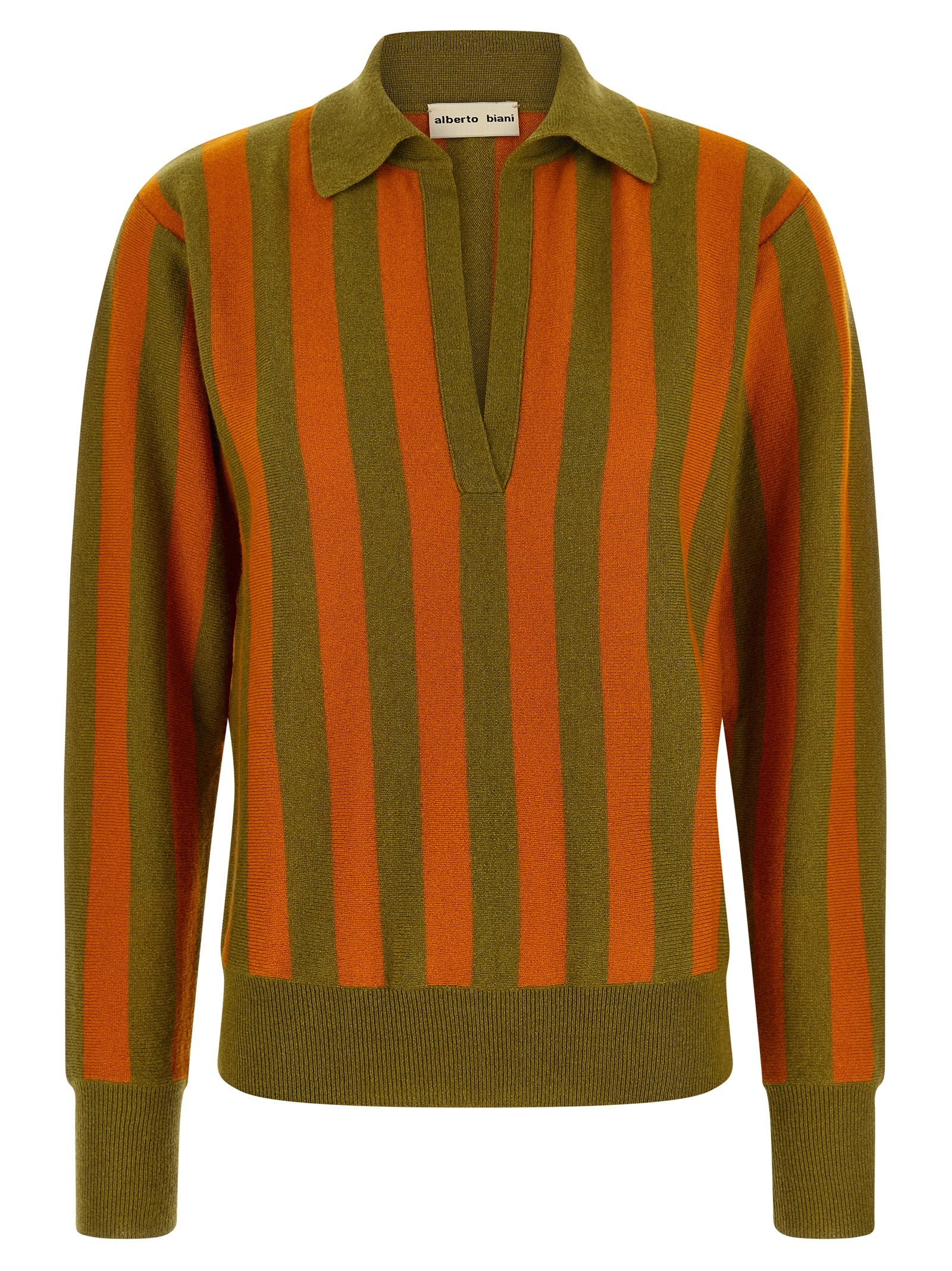 Multicolor Cashmere Polo Shirt