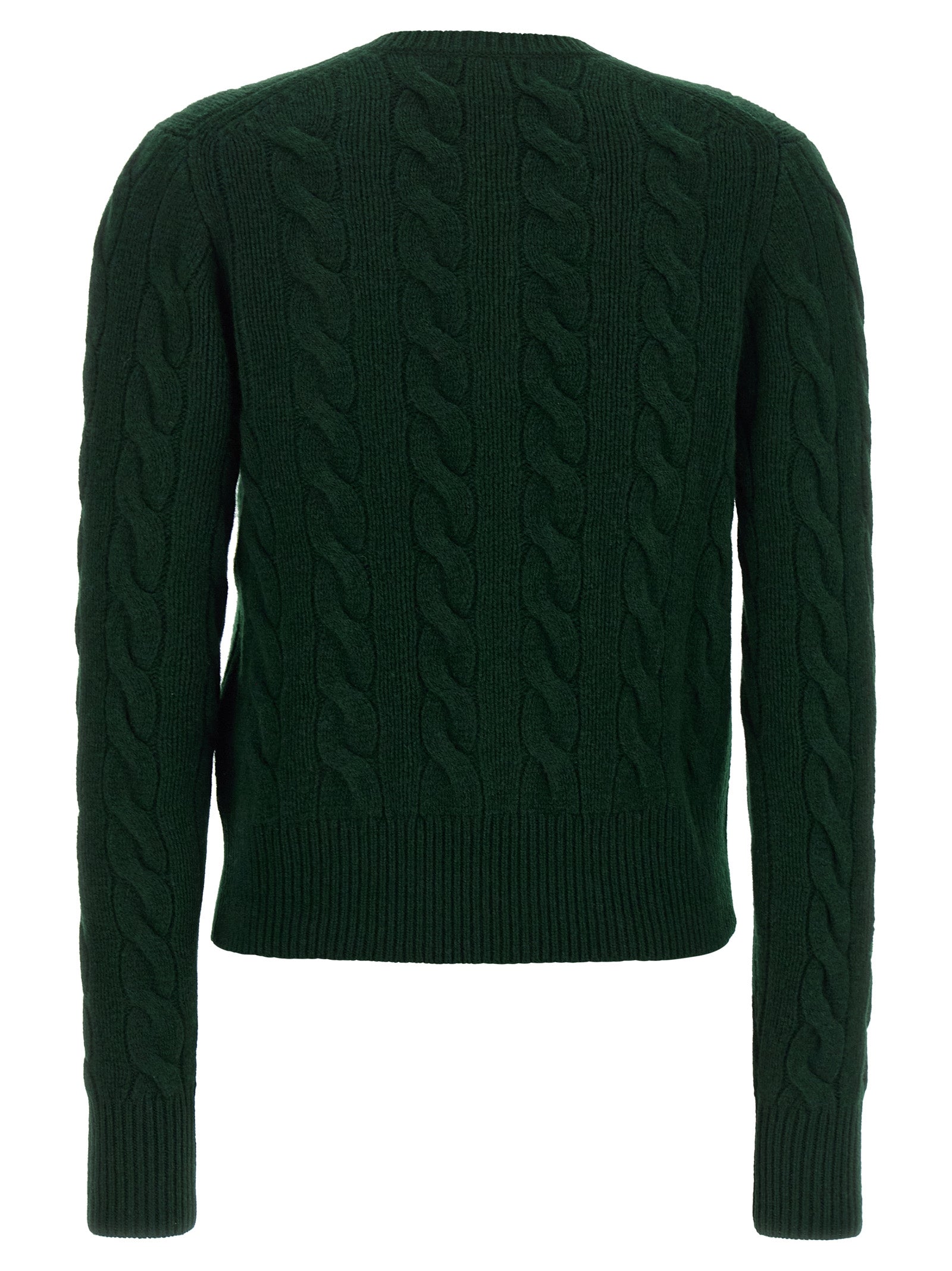 Bicolor Wool Cardigan
