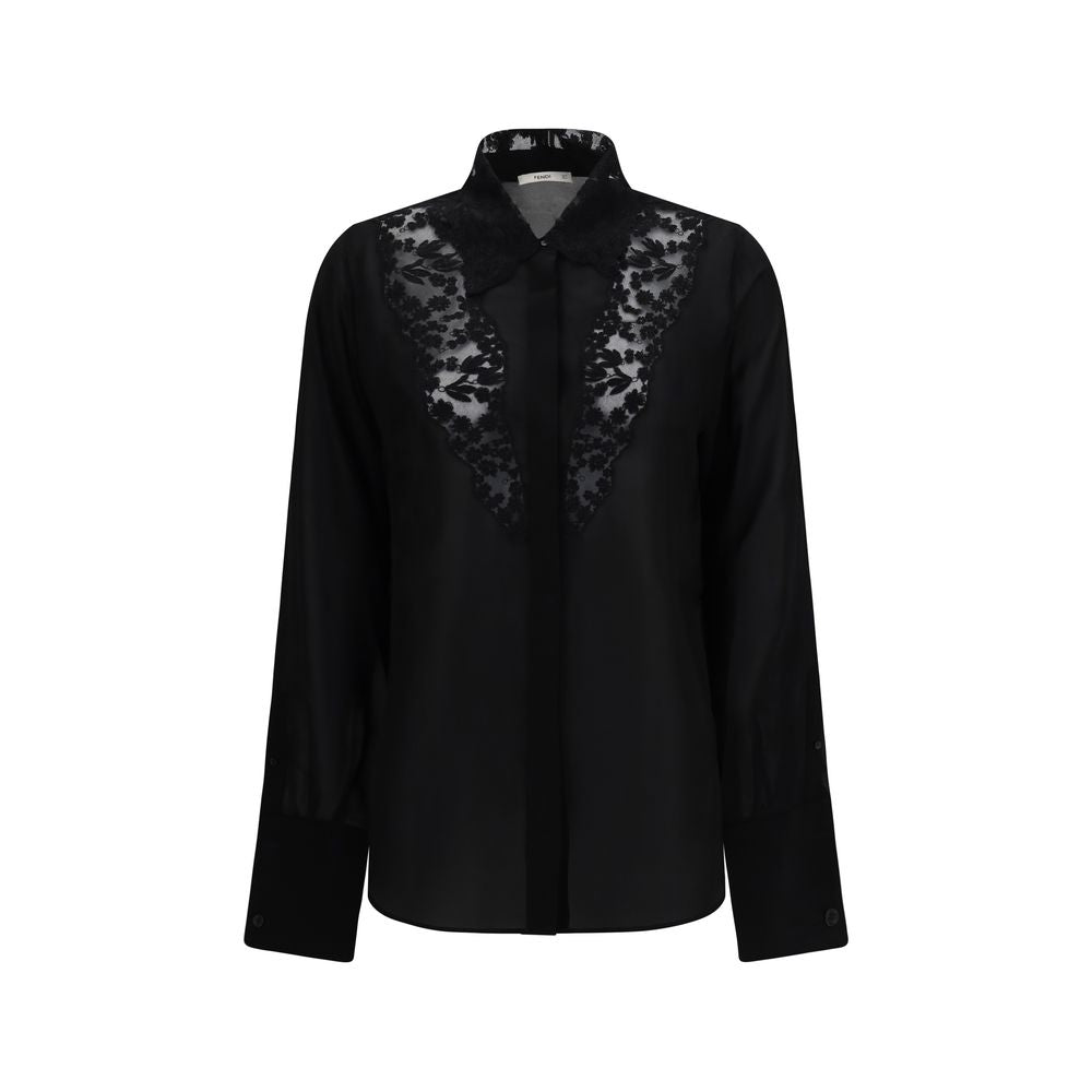 Black Silk Blouse