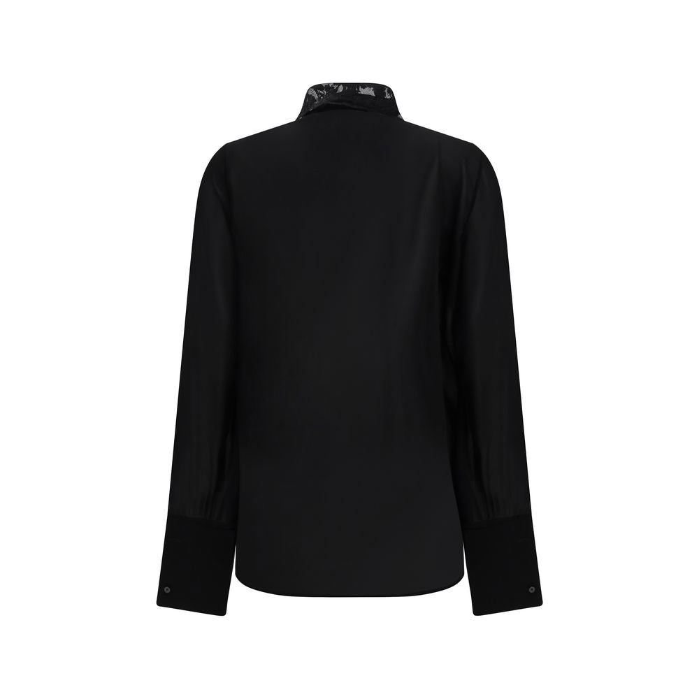 Black Silk Blouse