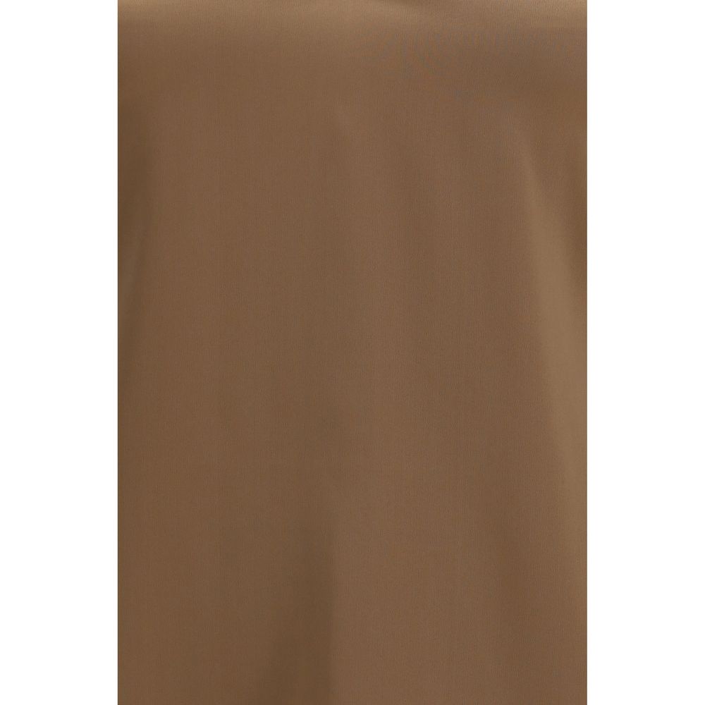 Brown Silk Shirt
