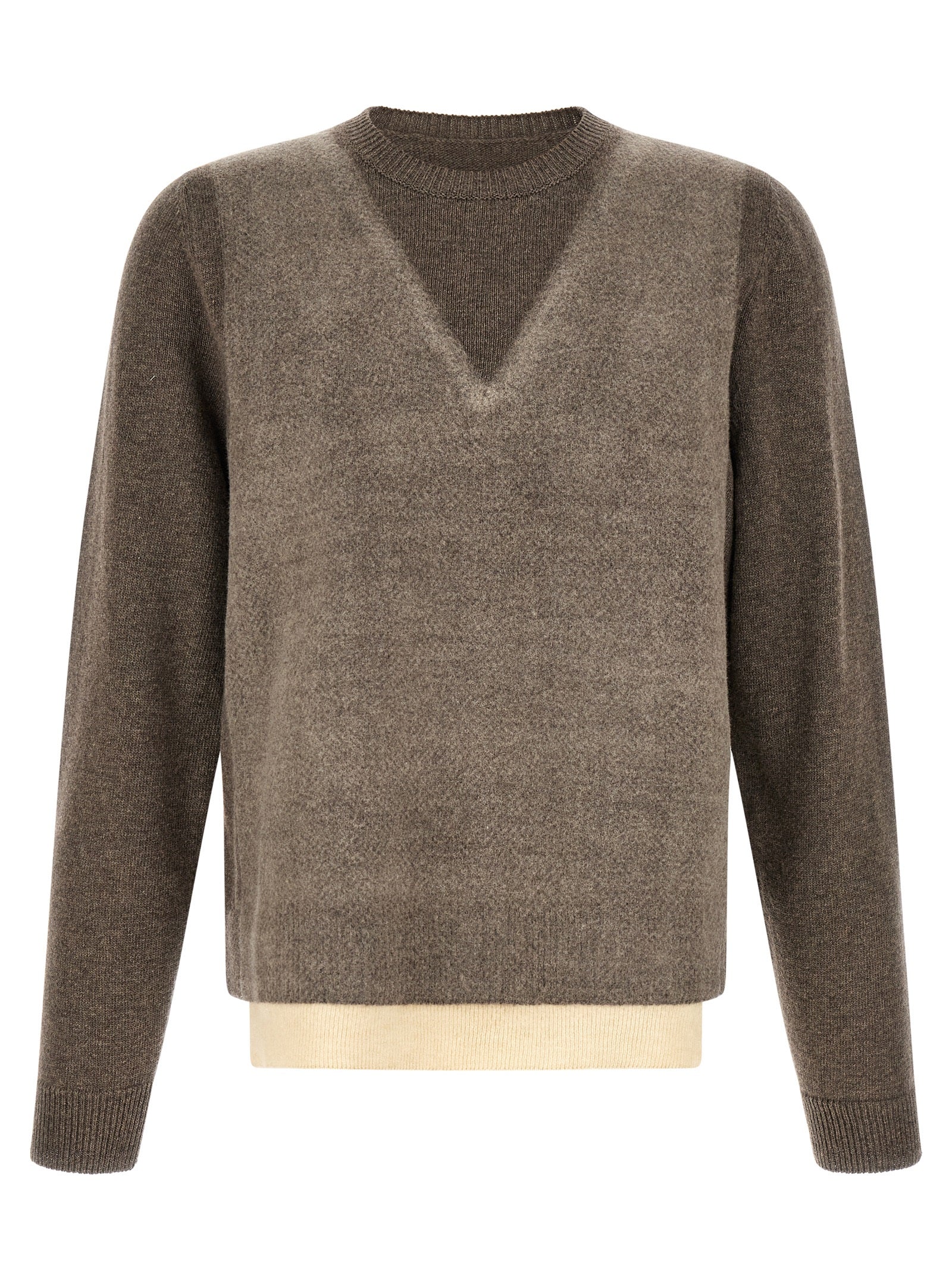 Brown Virgin Wool Cardigan