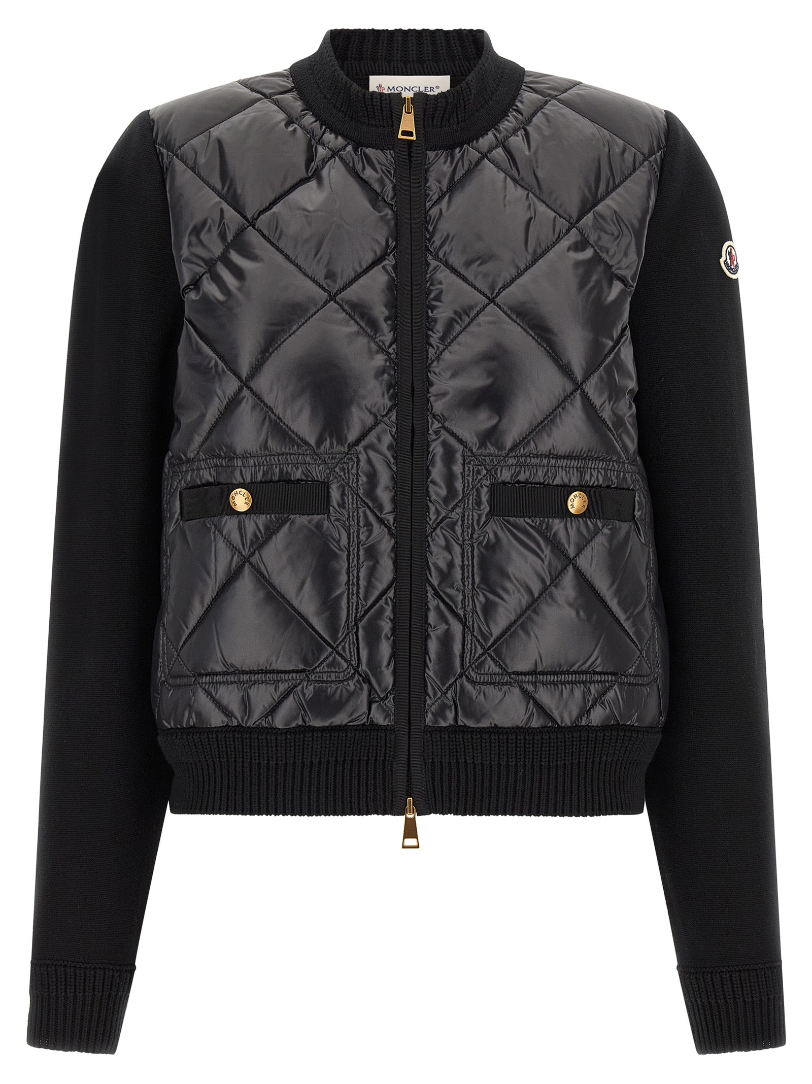 Black Polyamide Cardigan