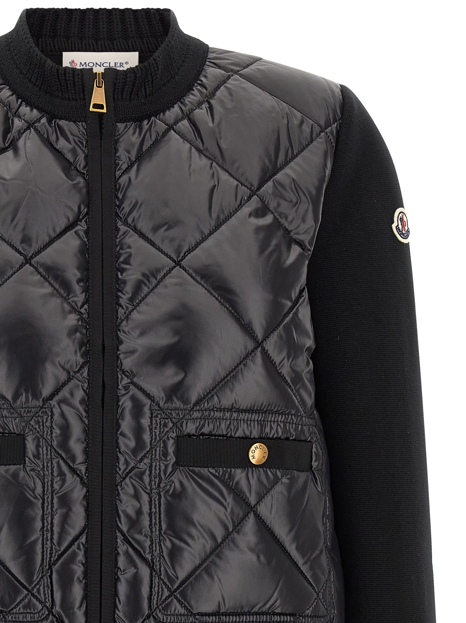 Black Polyamide Cardigan