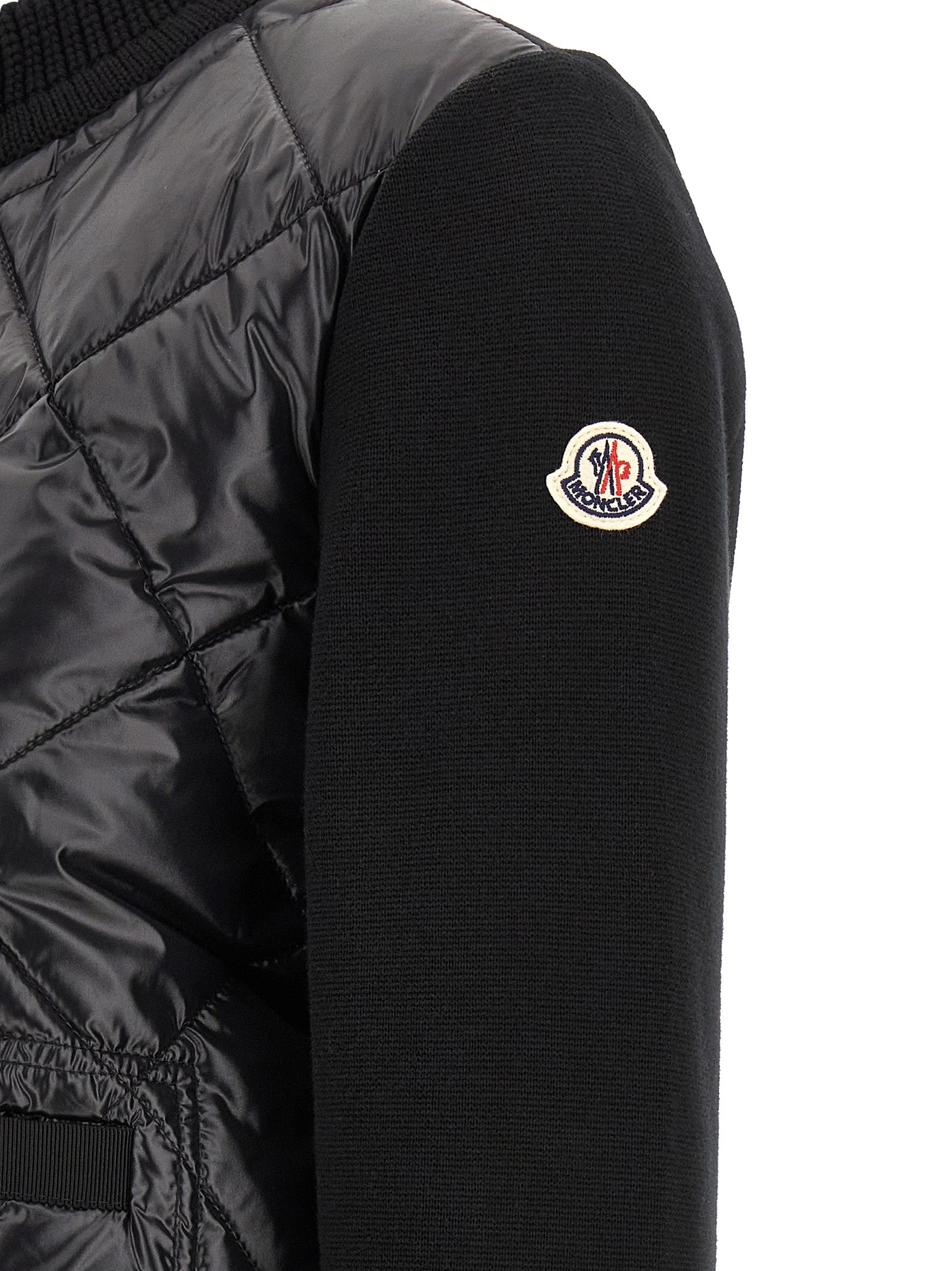 Black Polyamide Cardigan