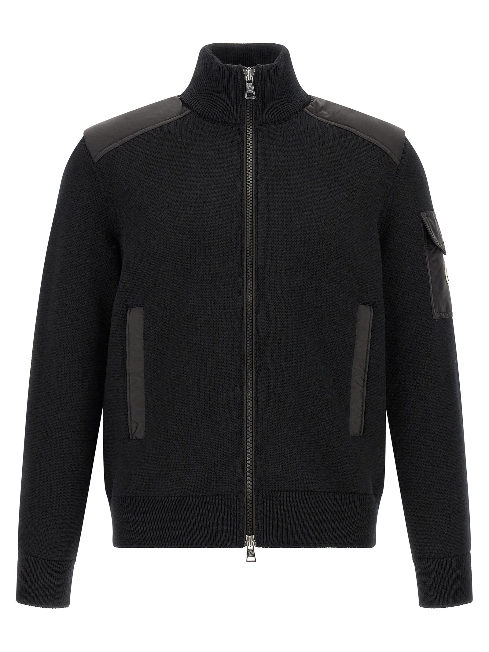Black Polyamide Cardigan