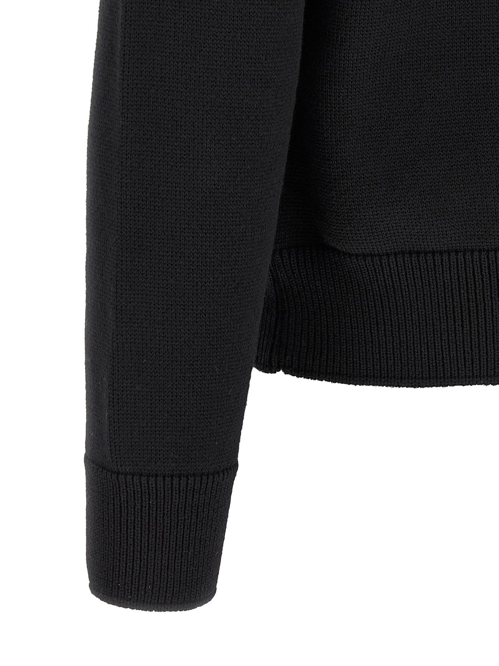 Black Polyamide Cardigan