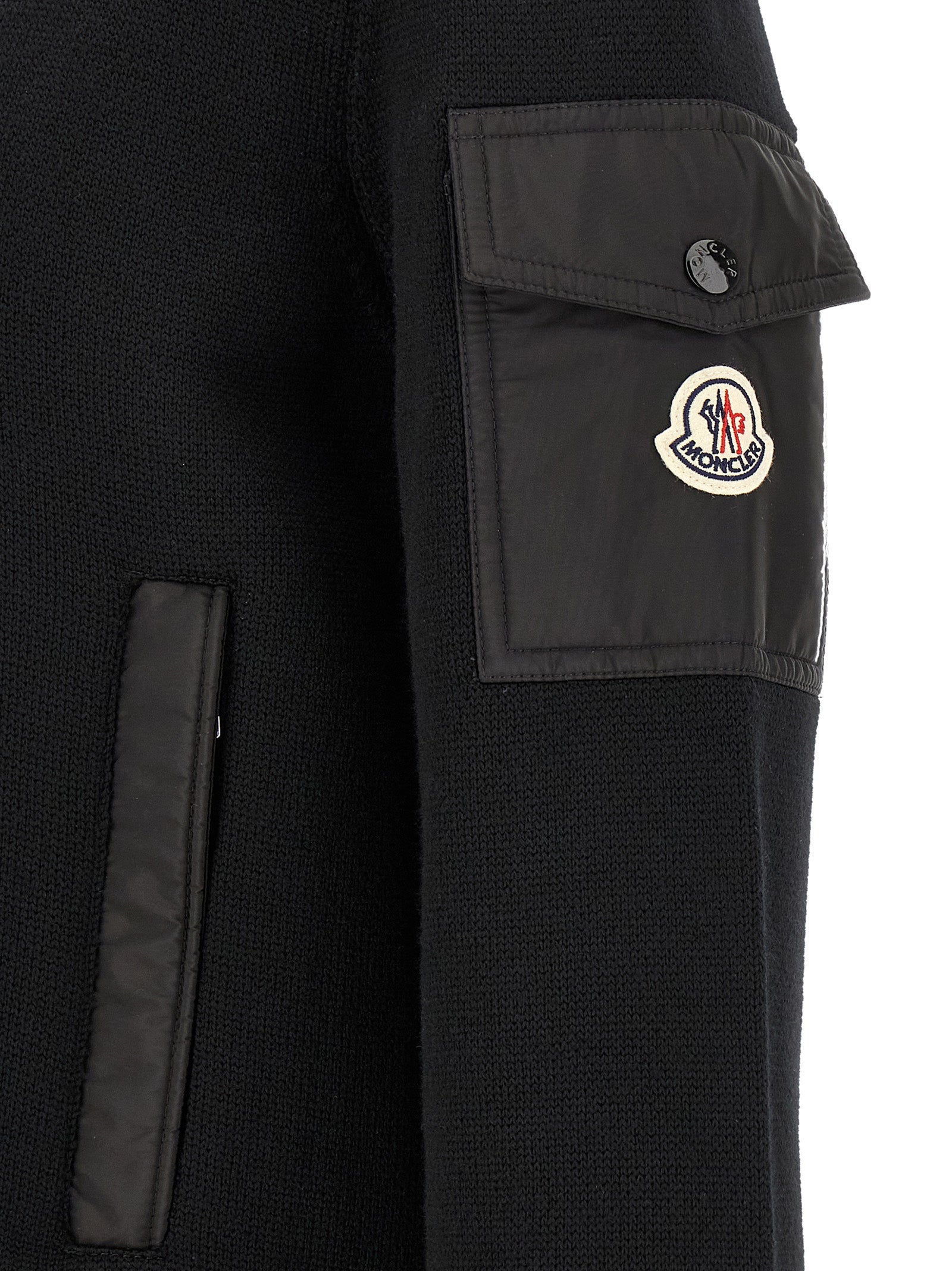 Black Polyamide Cardigan