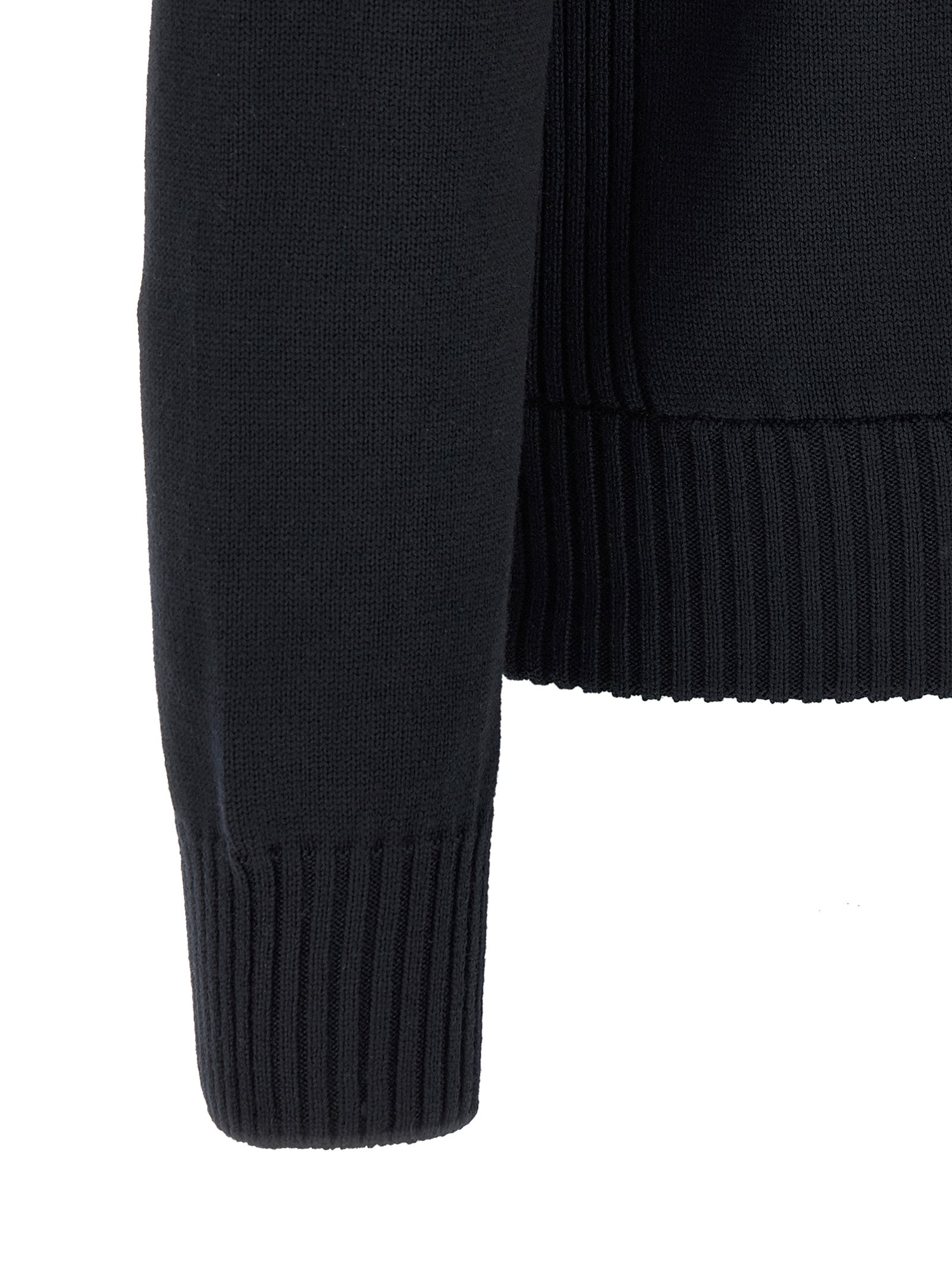 Blue Polyester Cardigan