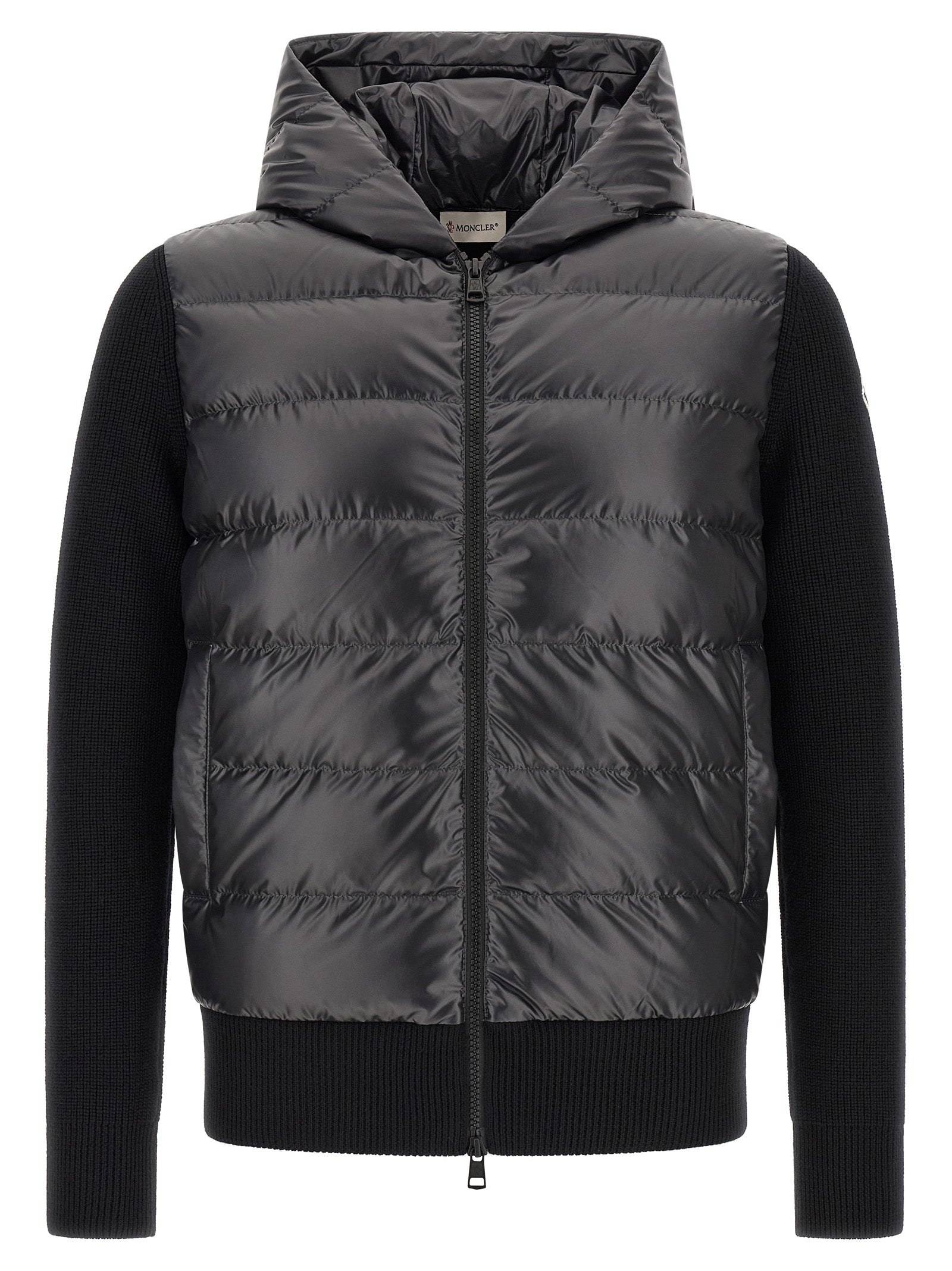 Black Polyester Cardigan