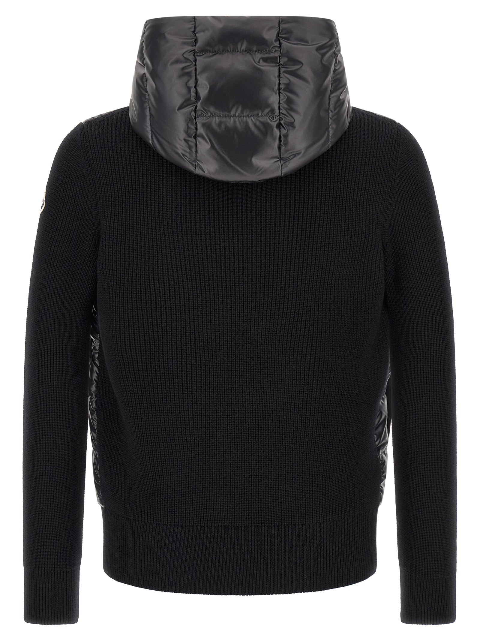 Black Polyester Cardigan