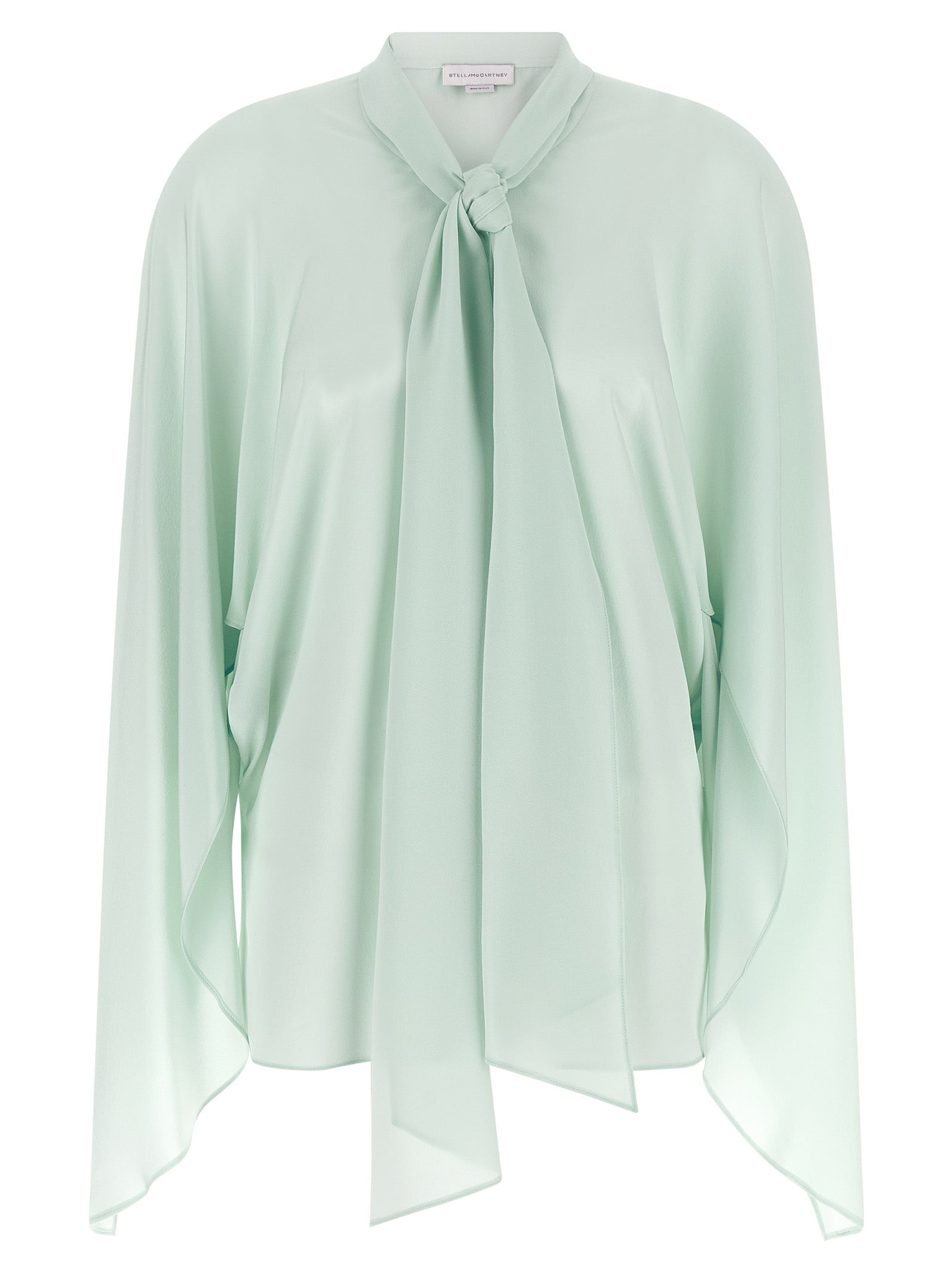 Bicolor Silk Blouse