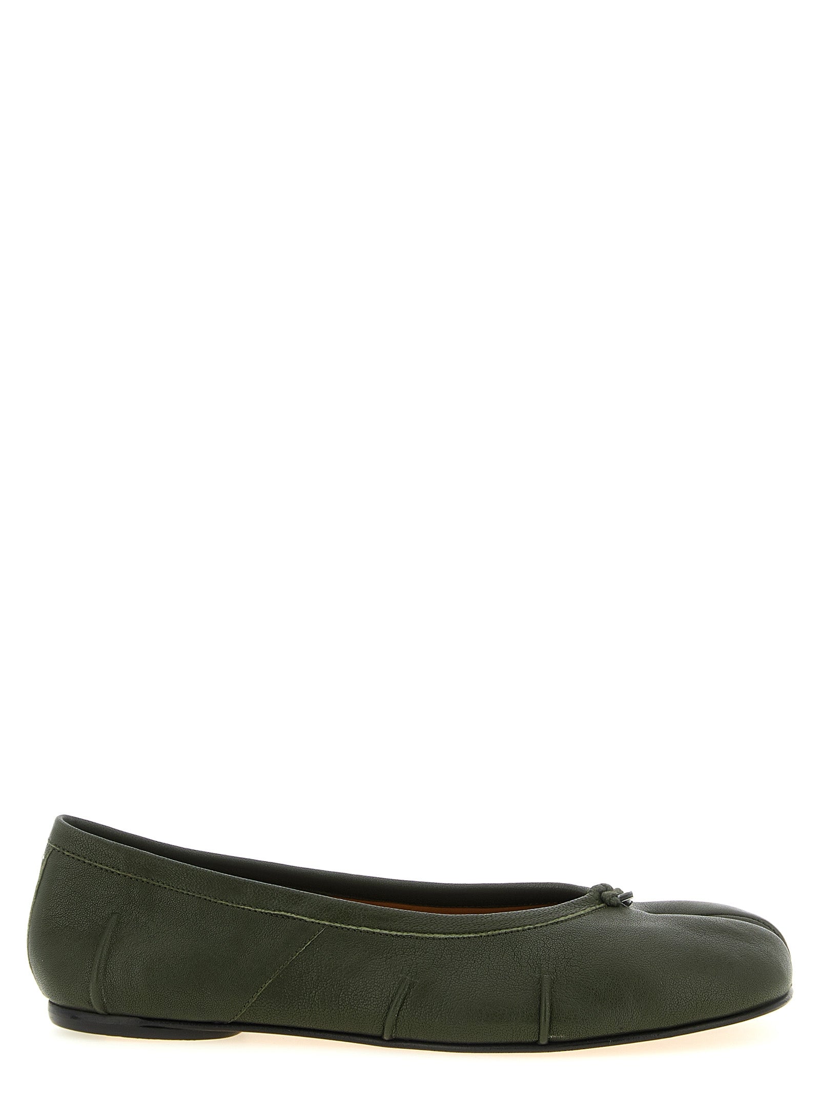 Bicolor Lambskin Ballet Flats