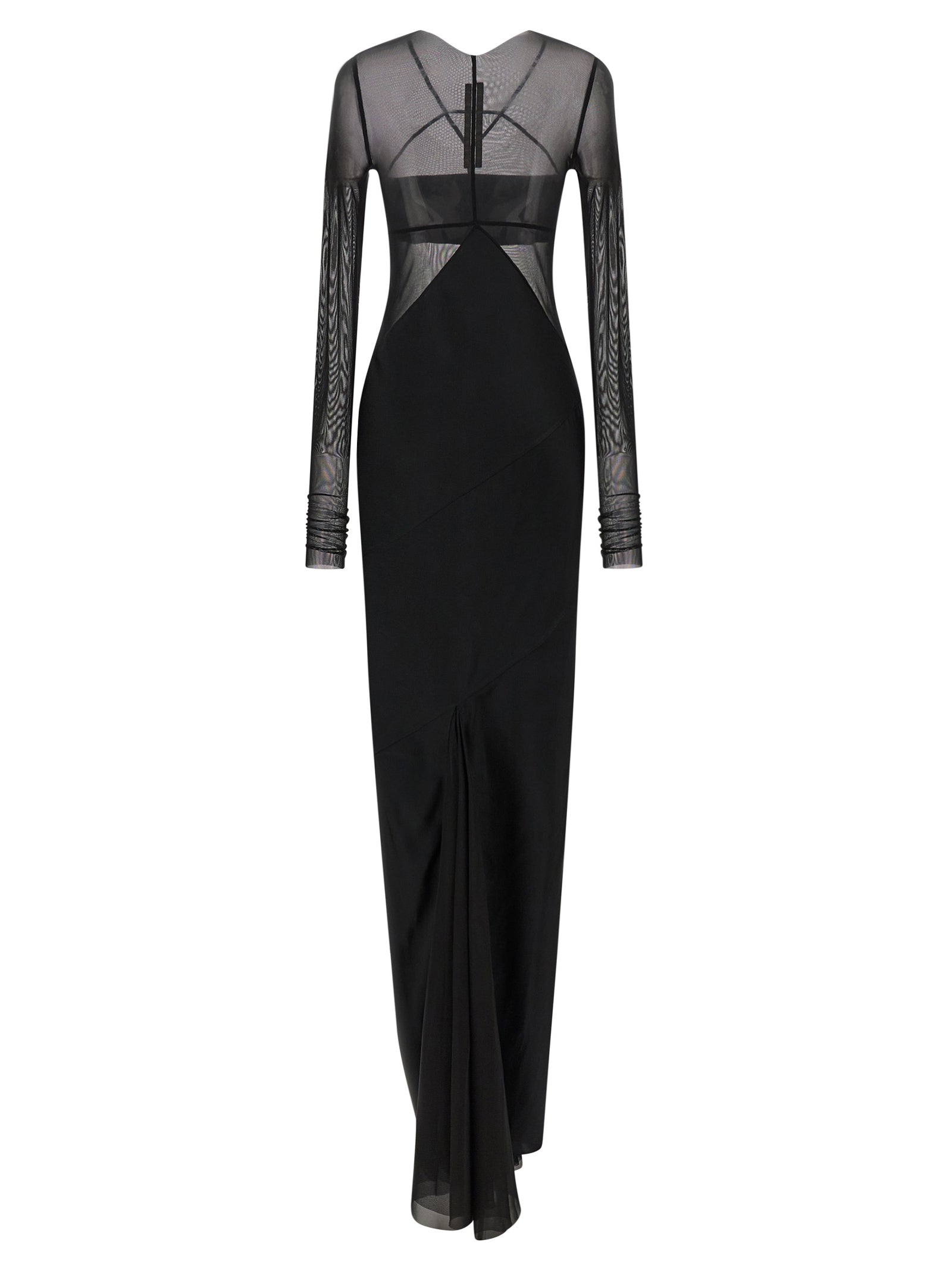 Black Nylon Long Dress