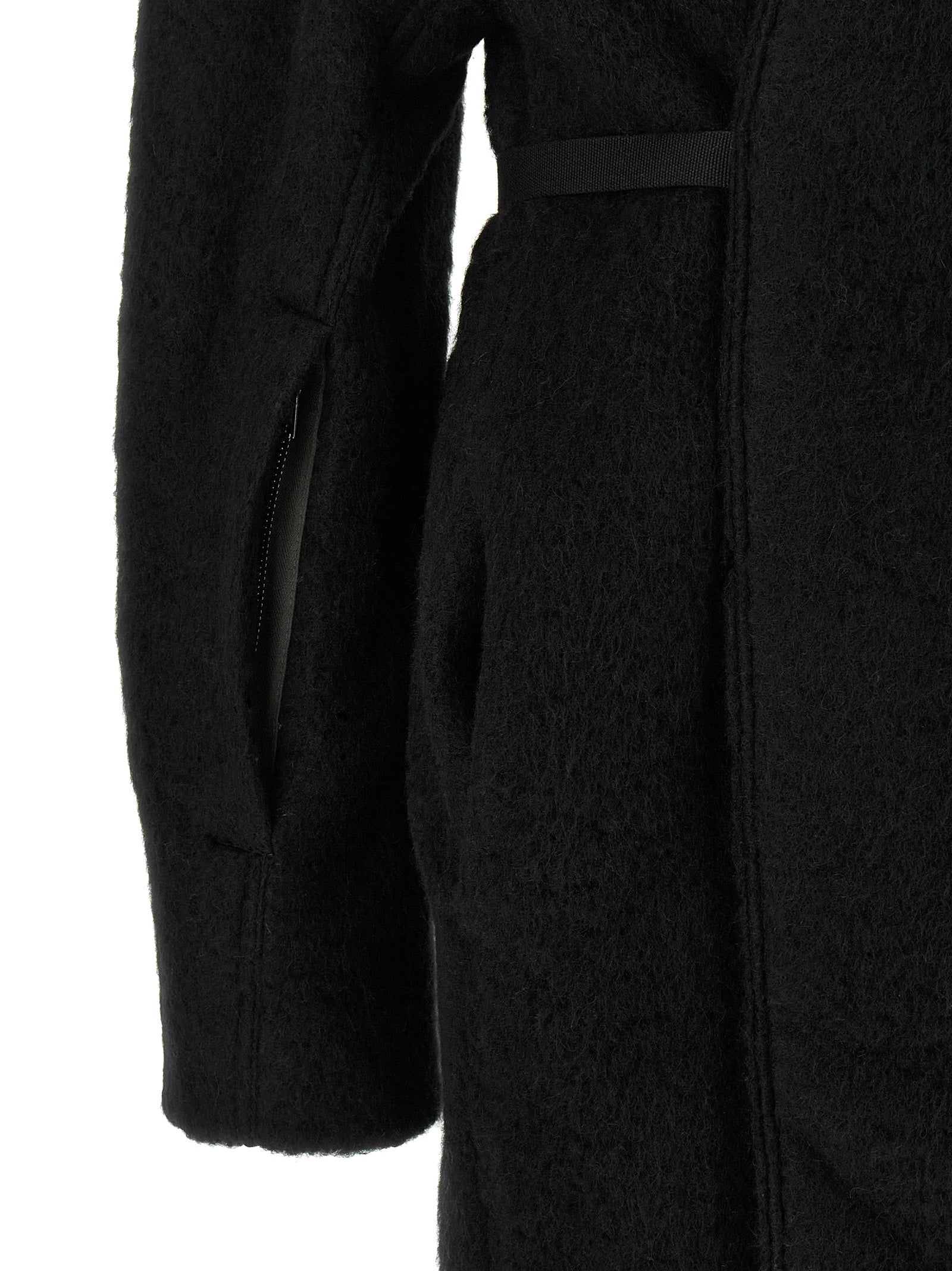 Black Marabou Coat