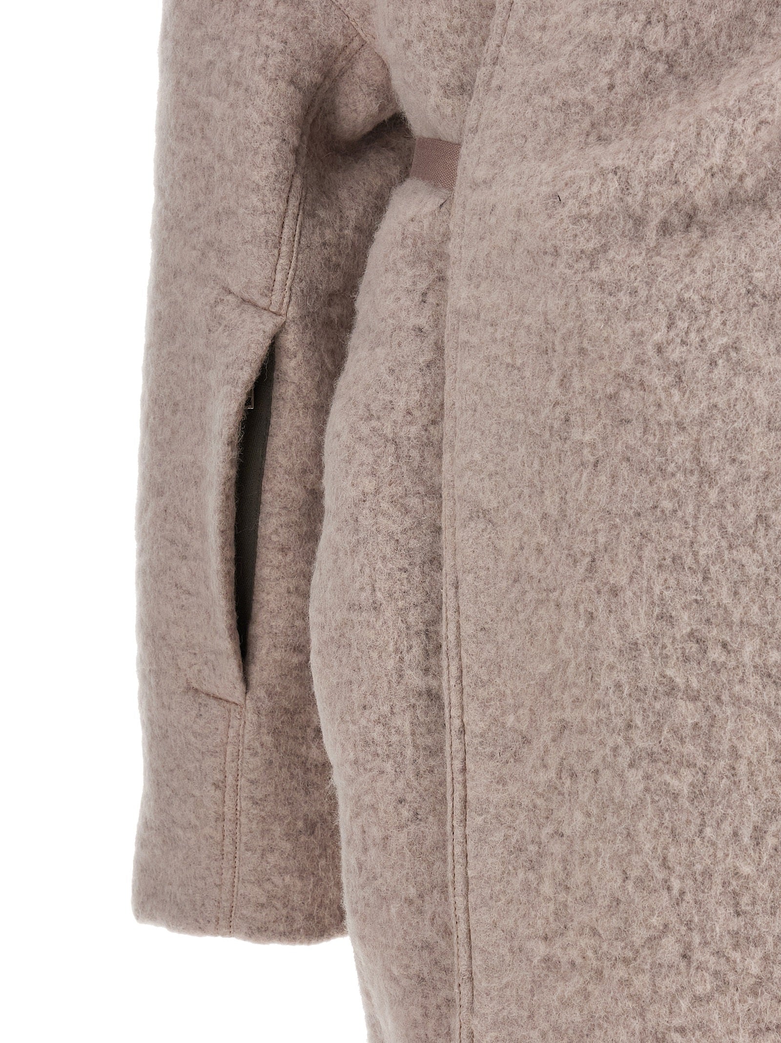 Multicolor Marabou Coat