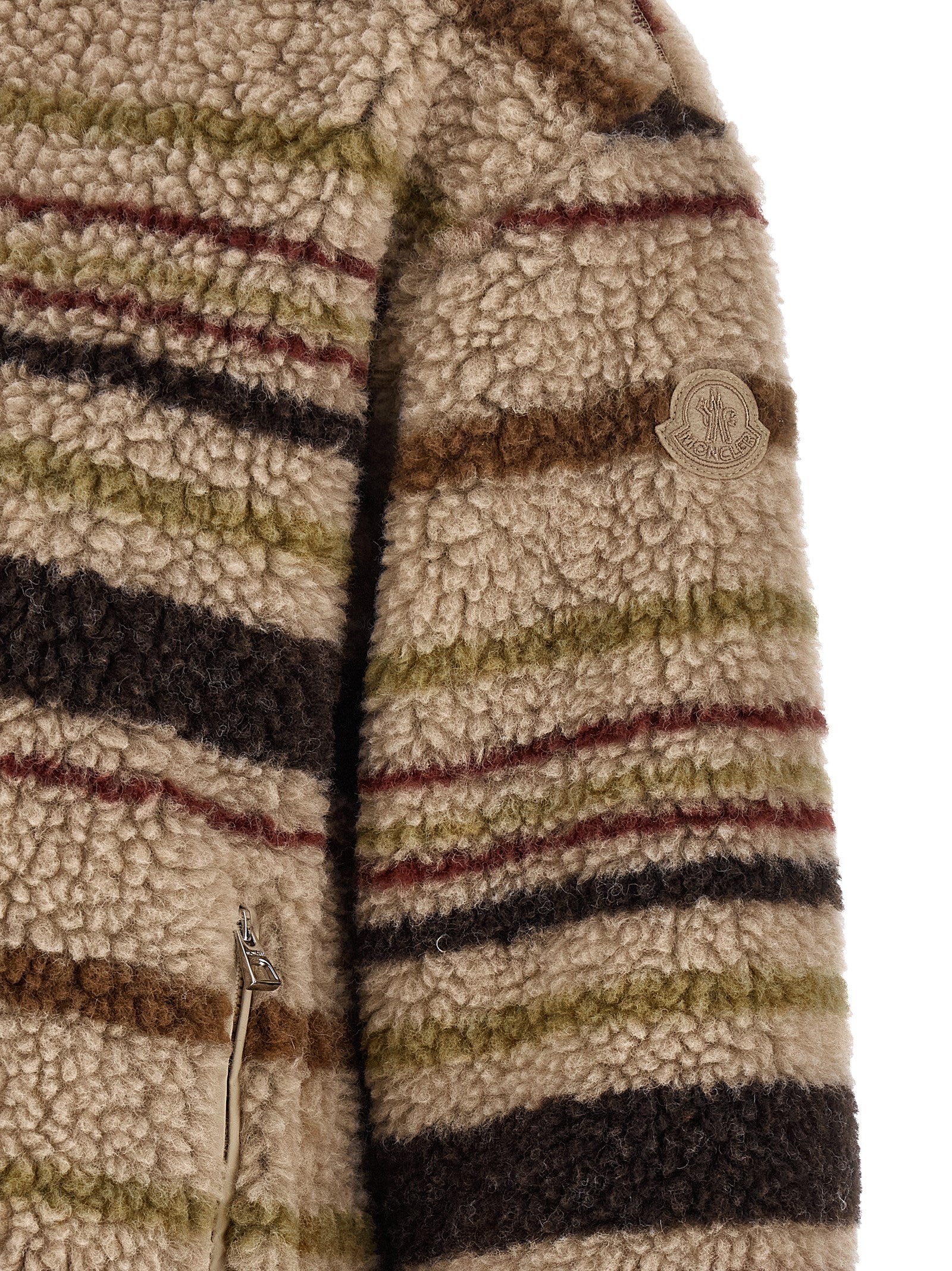 Brown Polyester Cardigan