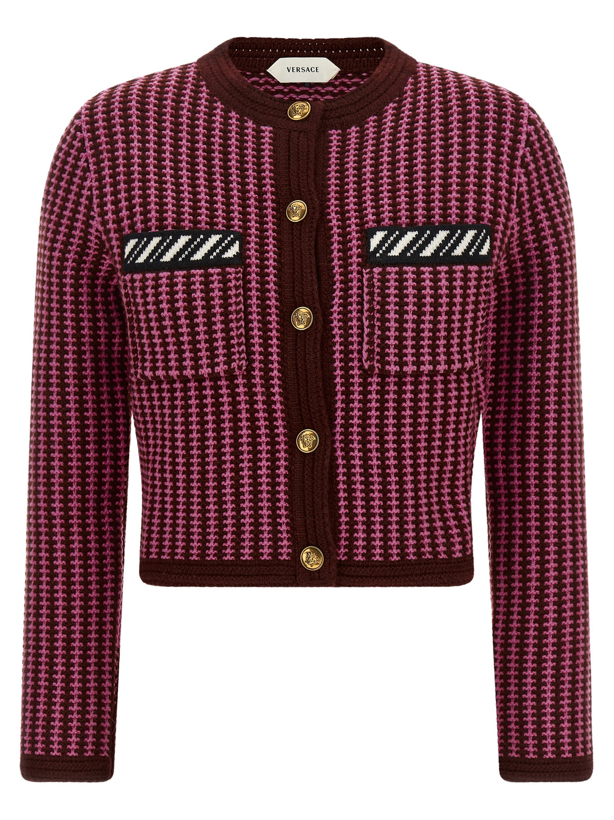 Multicolor Virgin Wool Cardigan