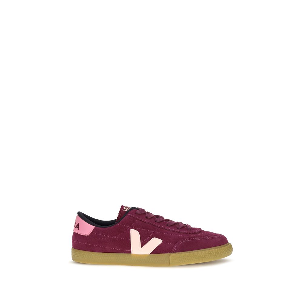 Purple Calf Leather Bos Taurus Low Top Sneakers