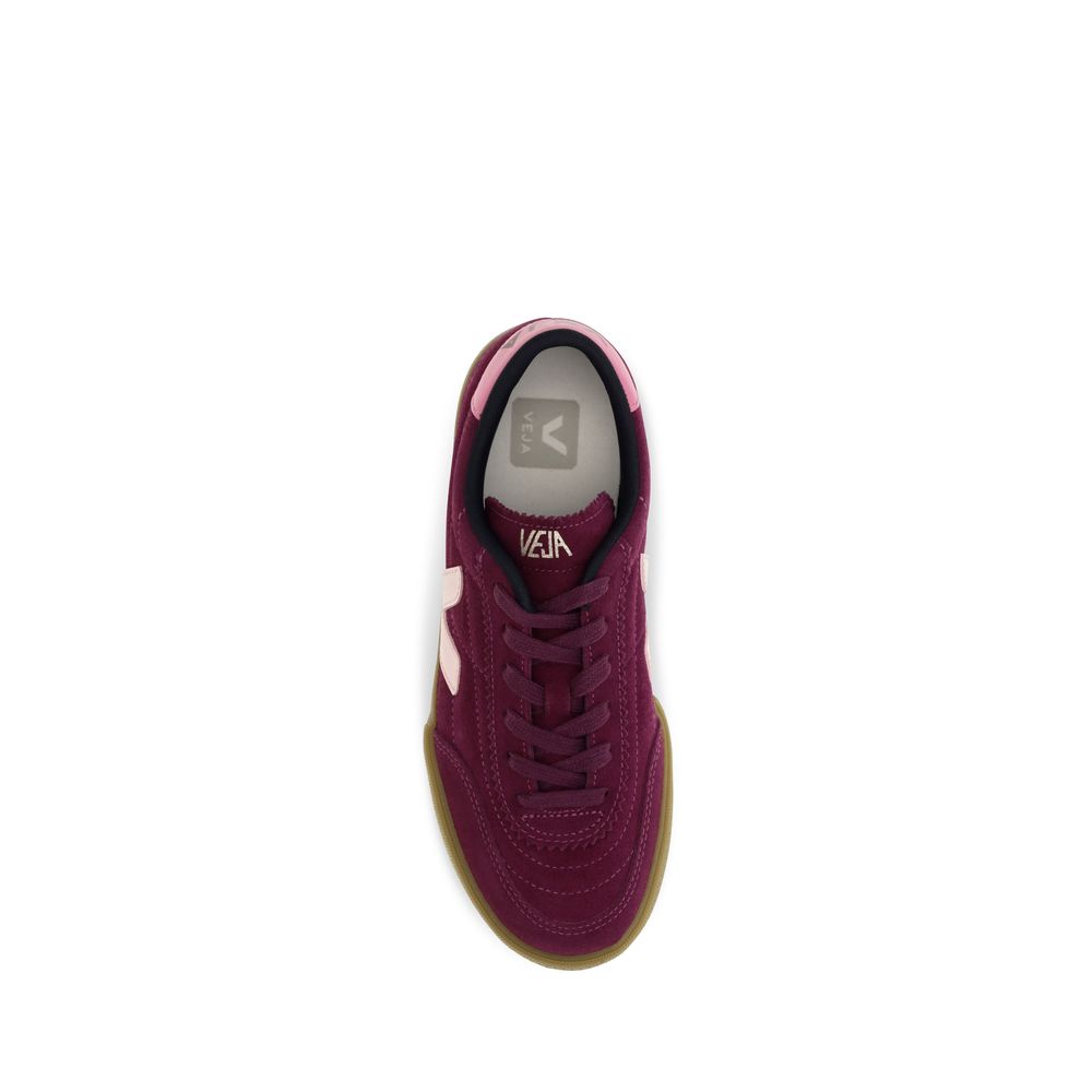 Purple Calf Leather Bos Taurus Low Top Sneakers