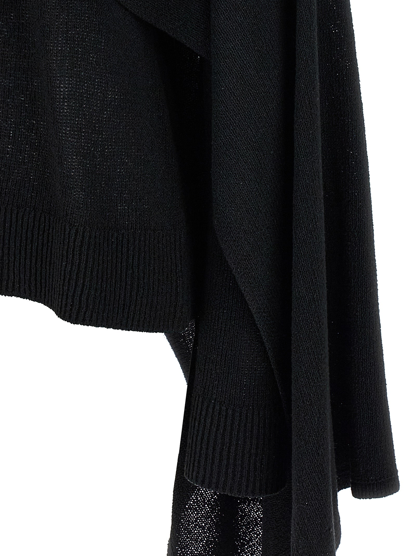 Black Silk Cardigan
