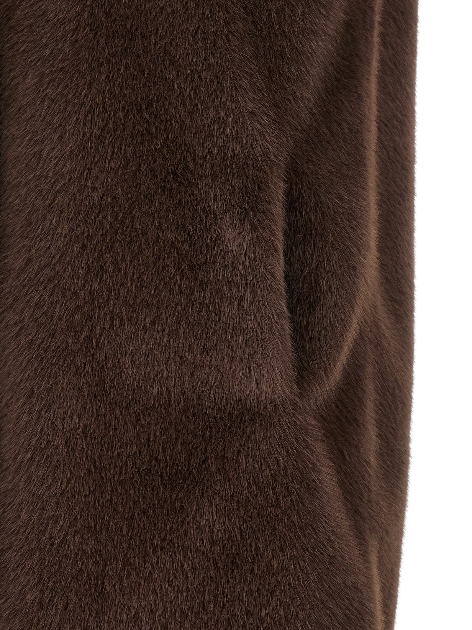 Brown Polyester Sleeveless Jacket