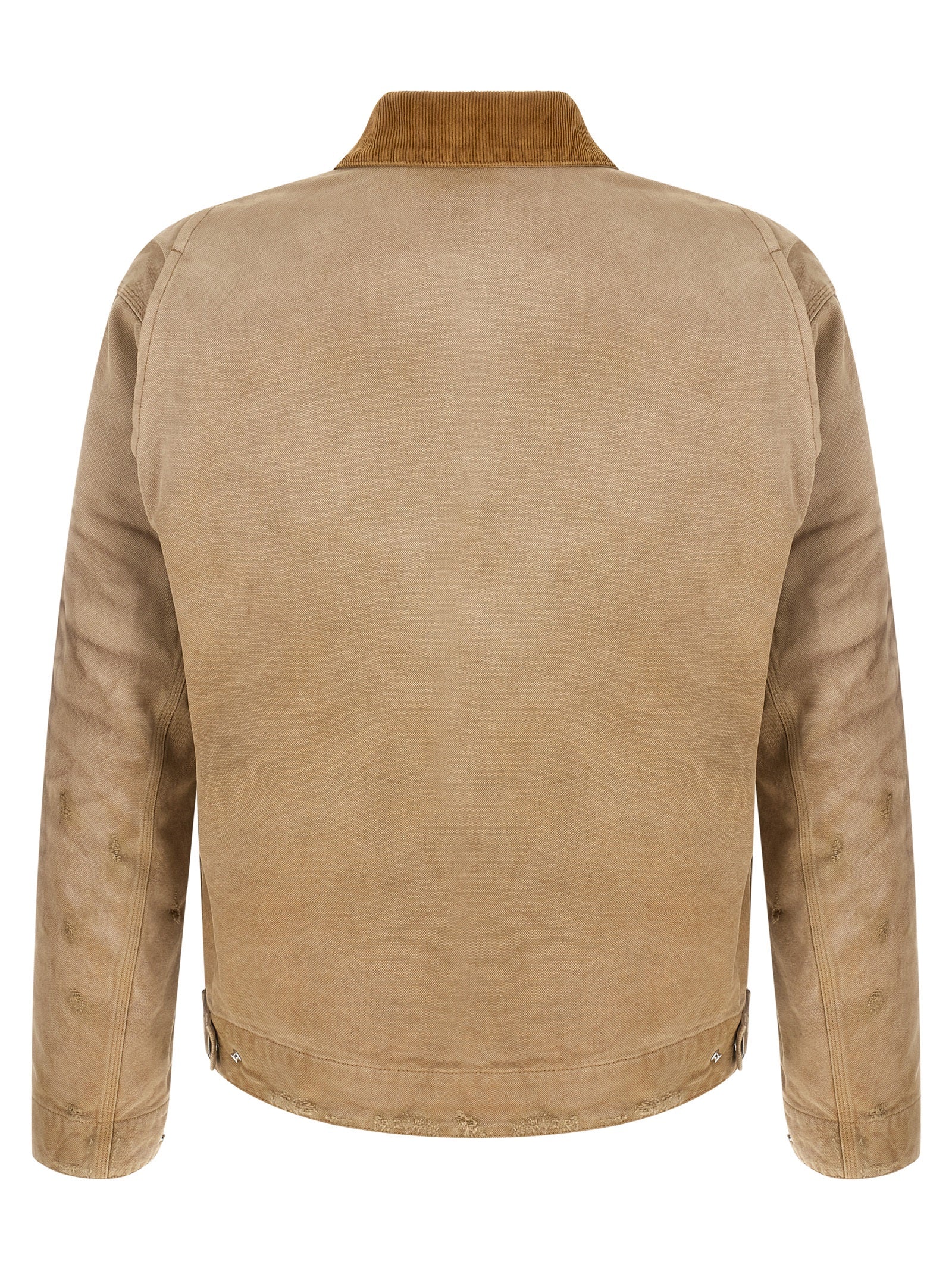 Beige Cotton Shell Jacket