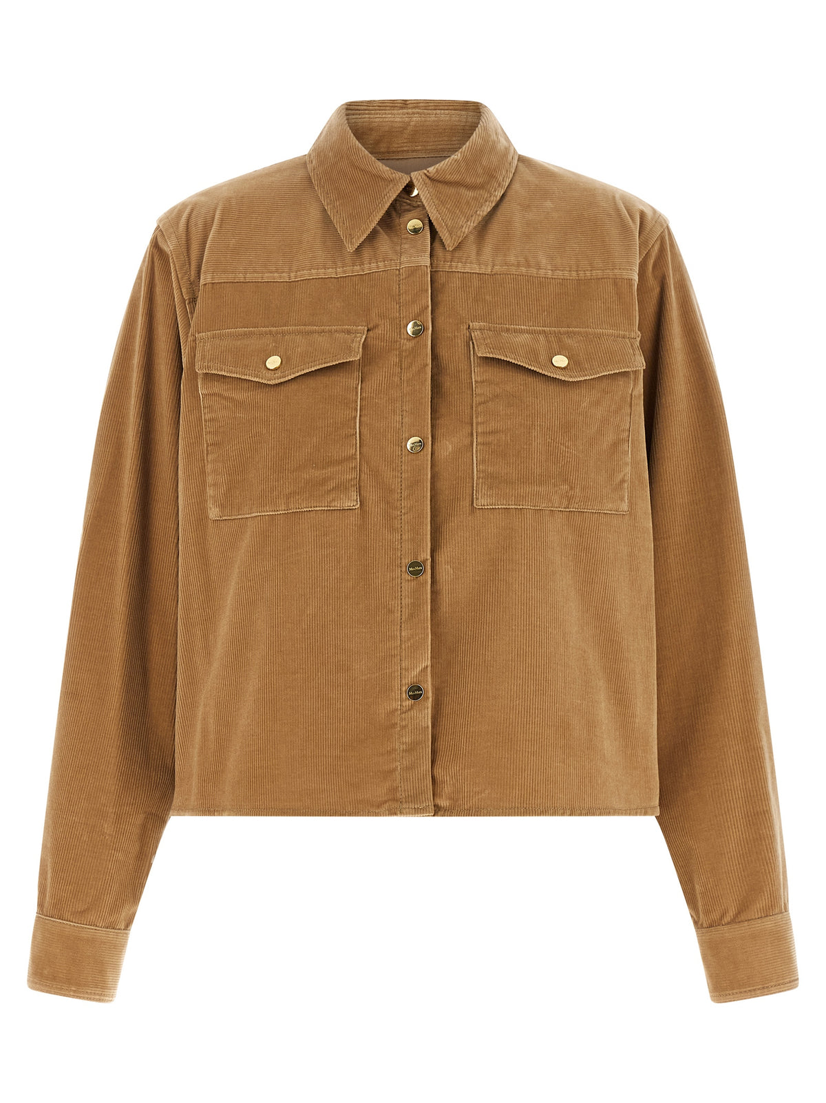 Beige Cotton Denim Jacket