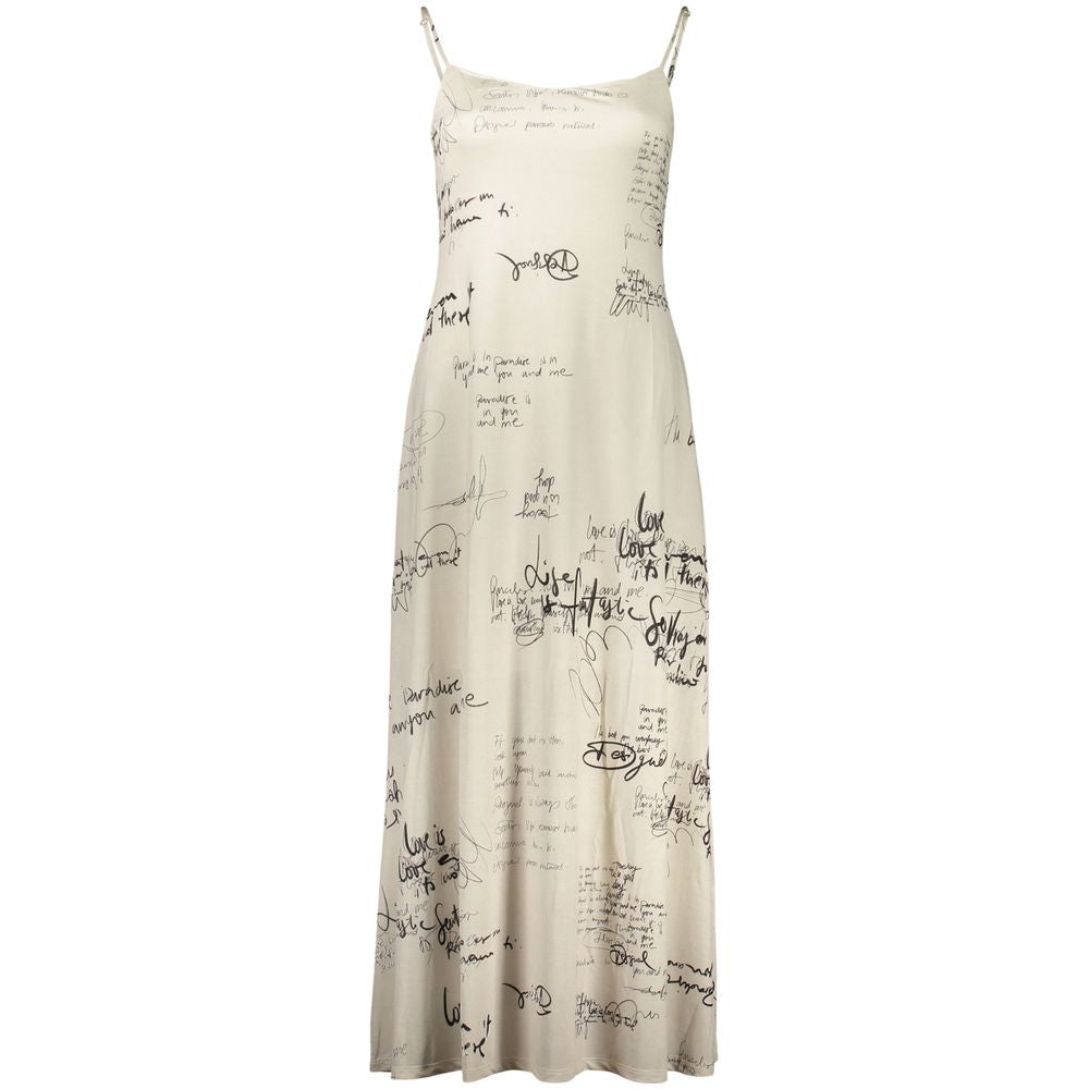 Bianco Poliestere Donna Dress