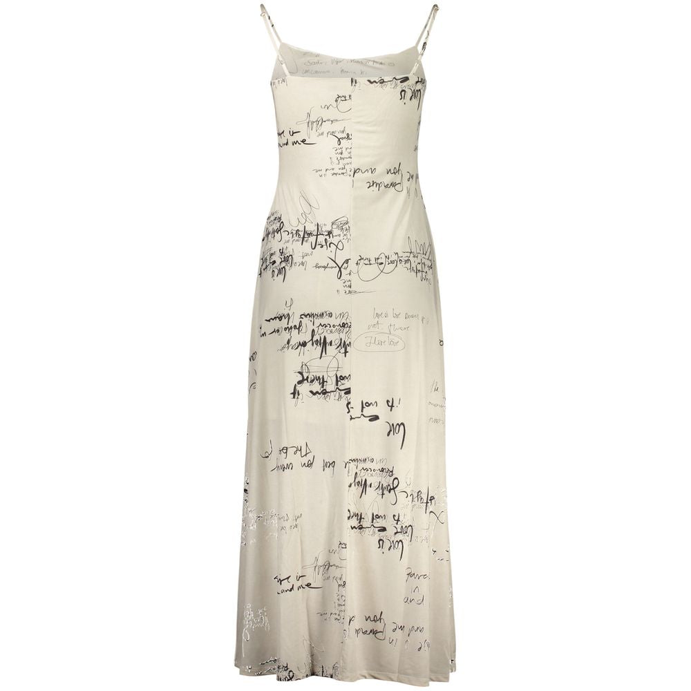 Bianco Poliestere Donna Dress