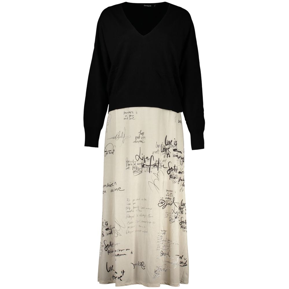 Bianco Poliestere Donna Dress