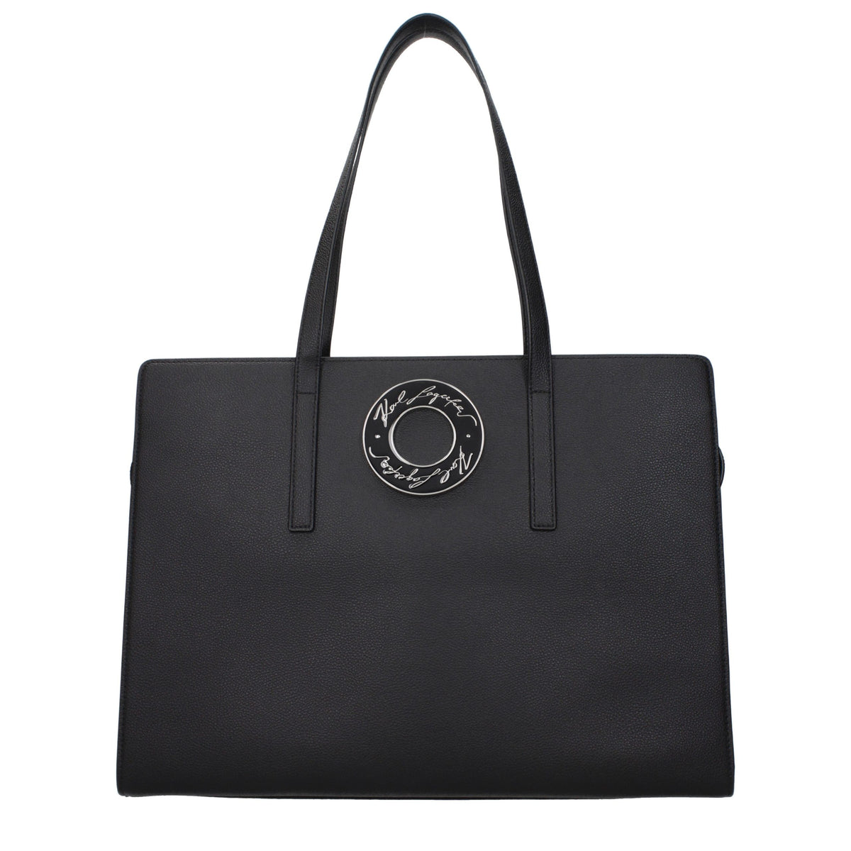 Black Leather Shoulder Bag