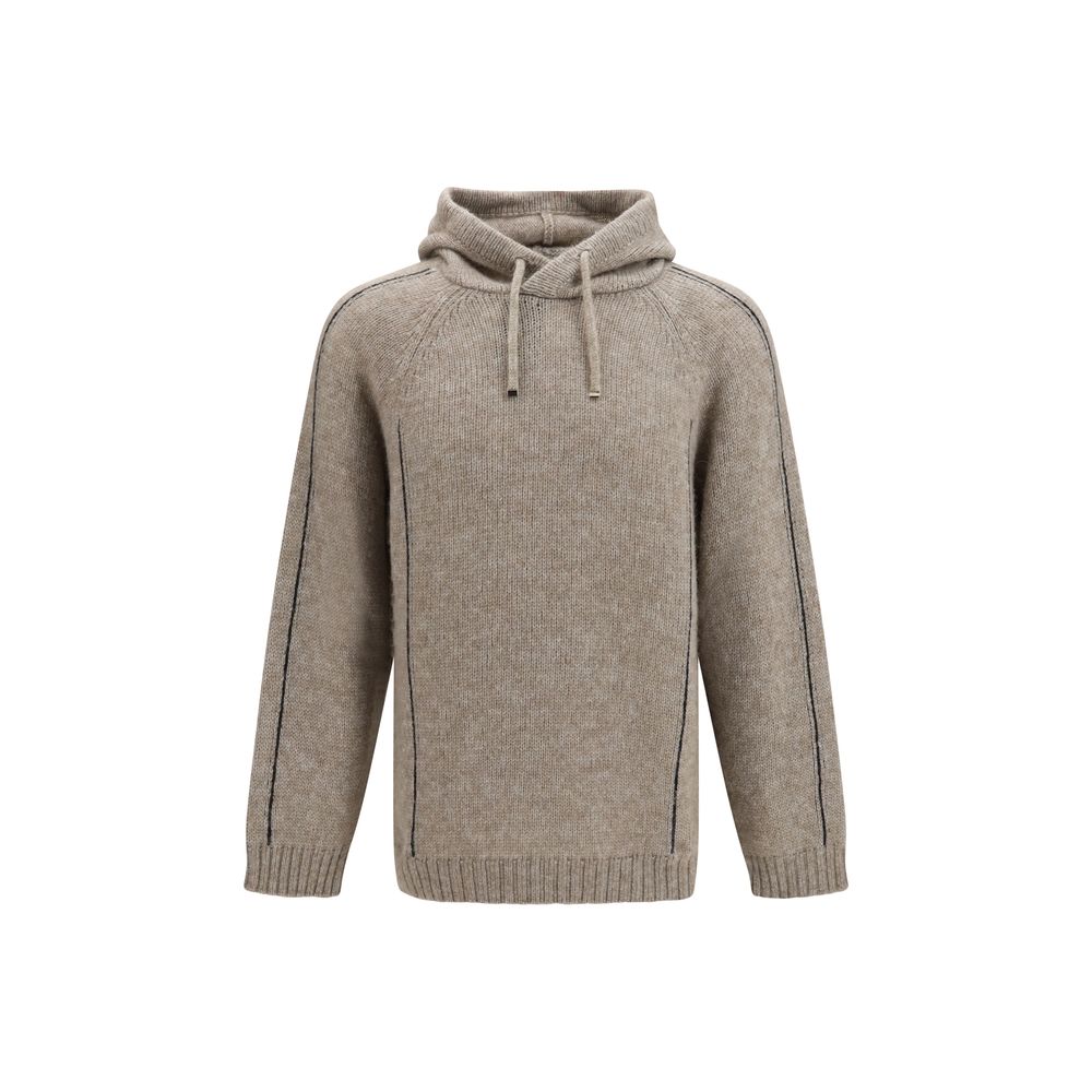 Beige Alpaca Vicugna Pacos Sweatshirt