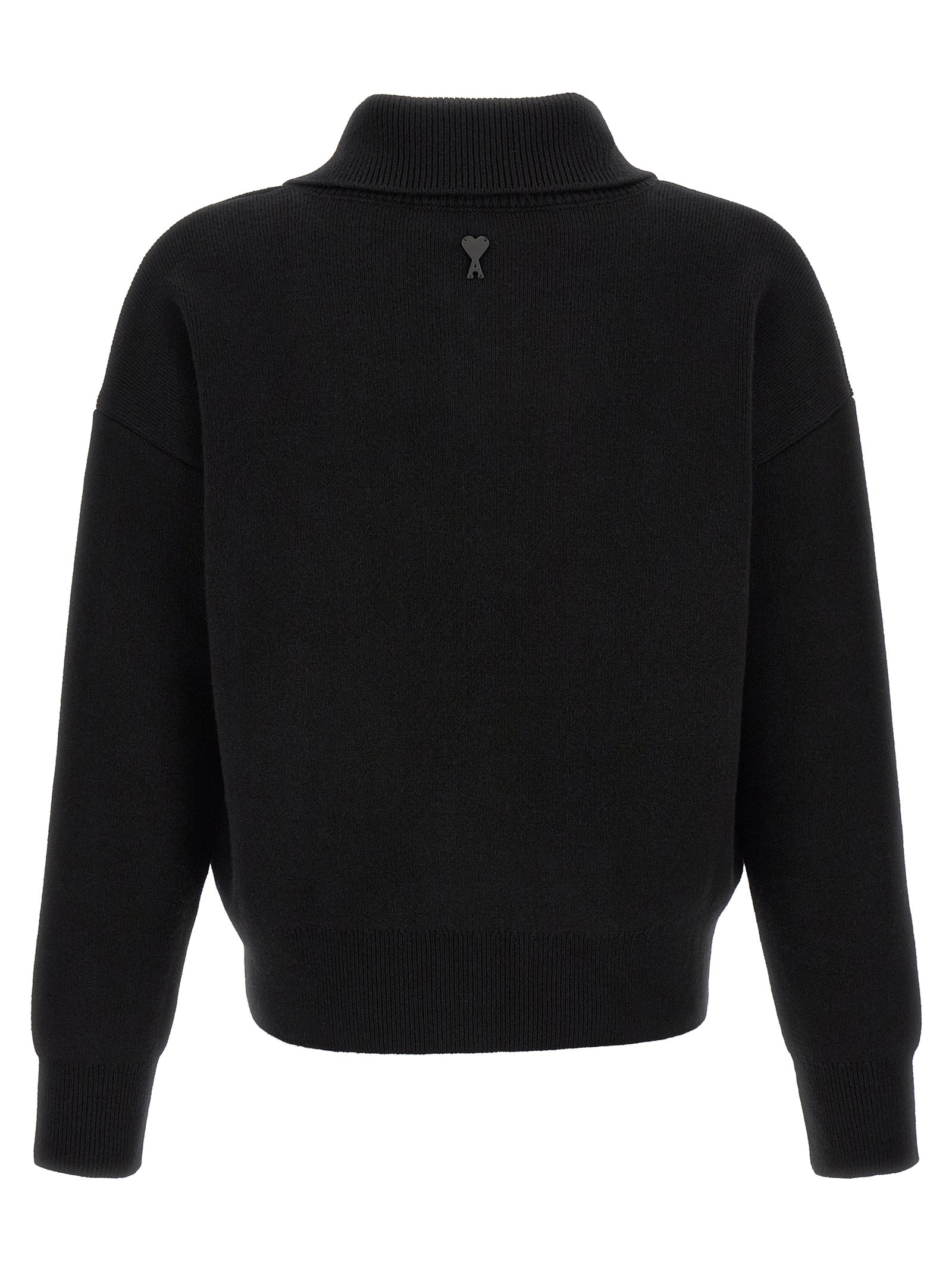 Black Wool Cardigan