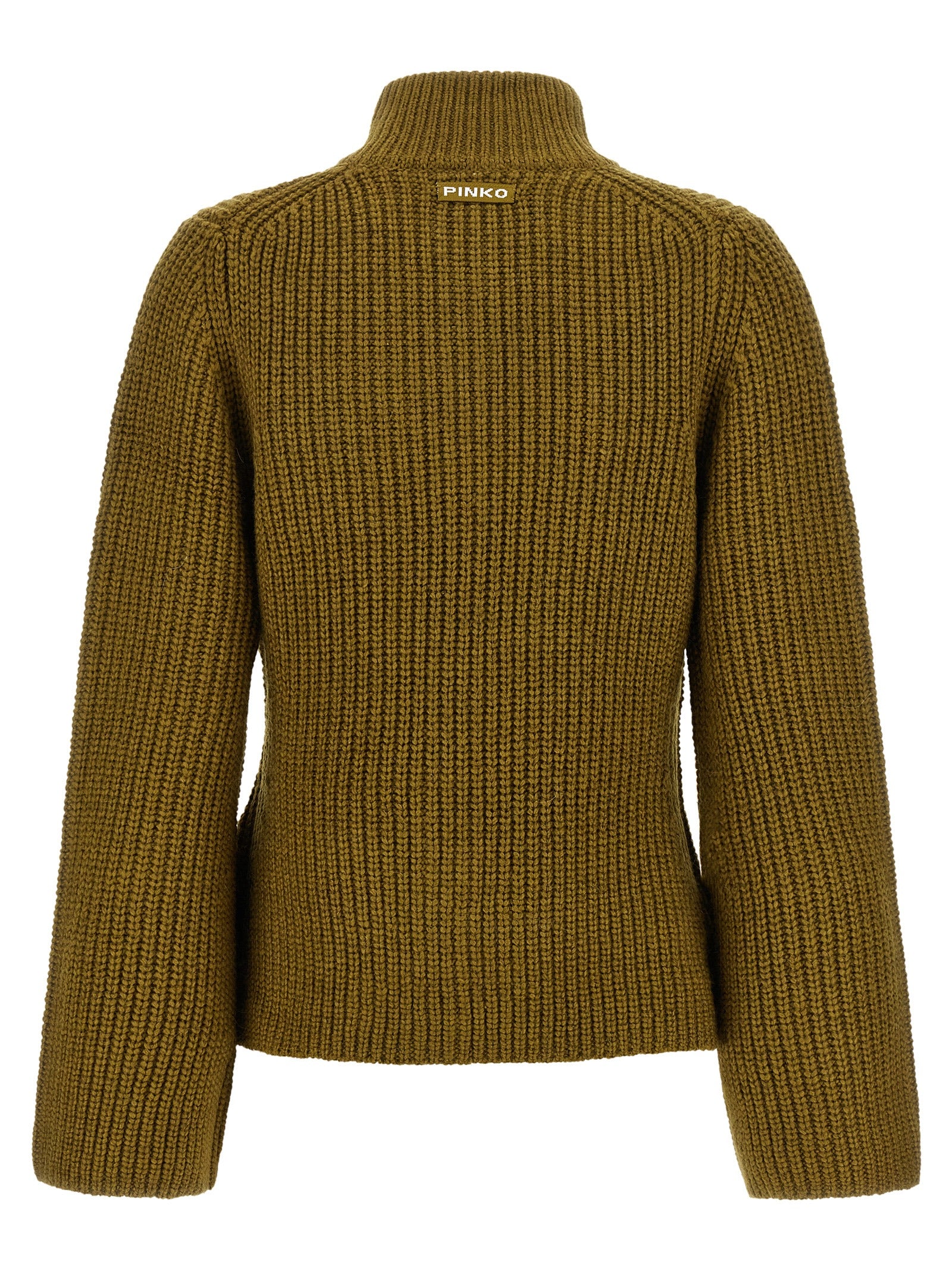 Bicolor Polyester Cardigan