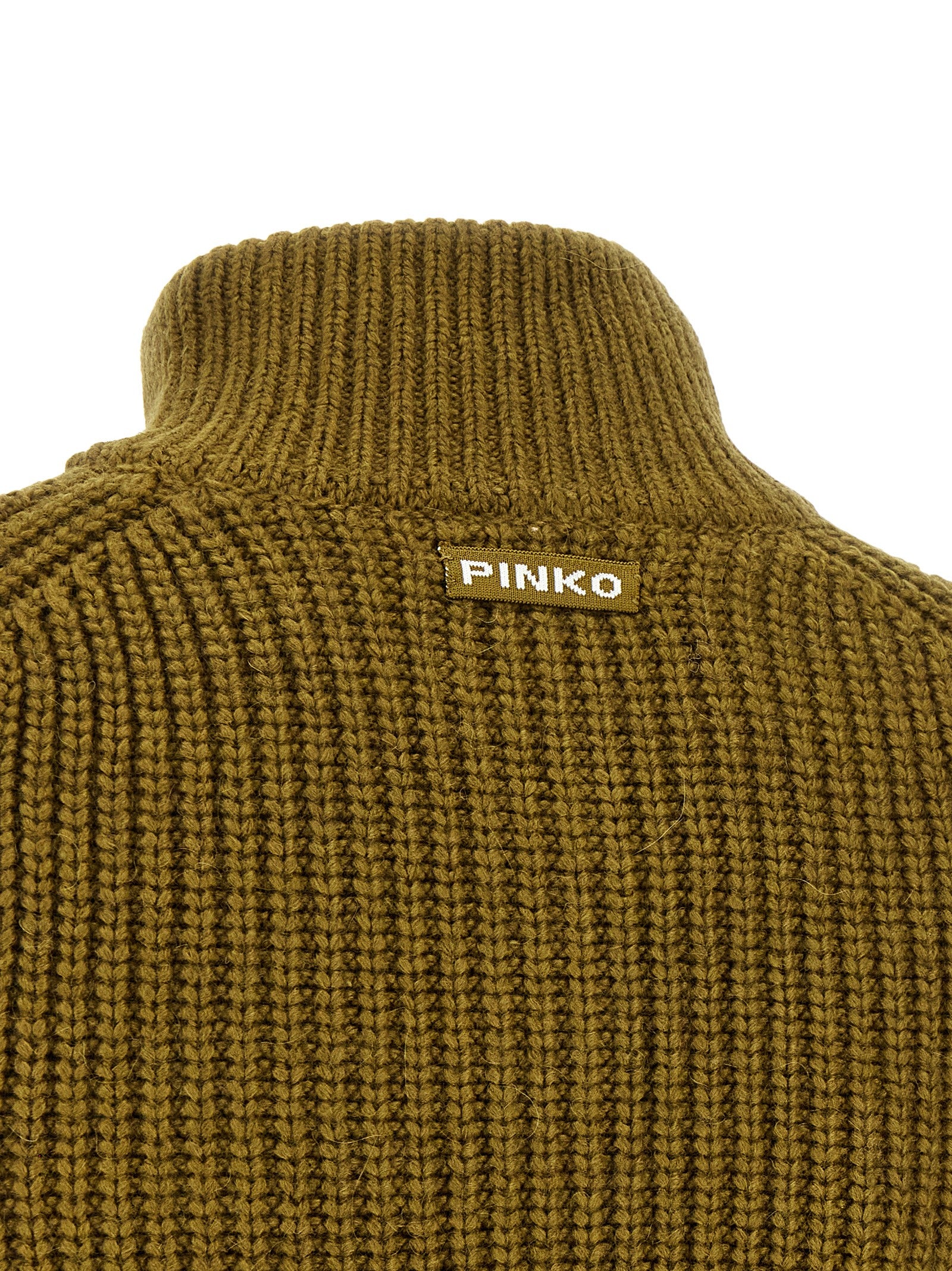Bicolor Polyester Cardigan