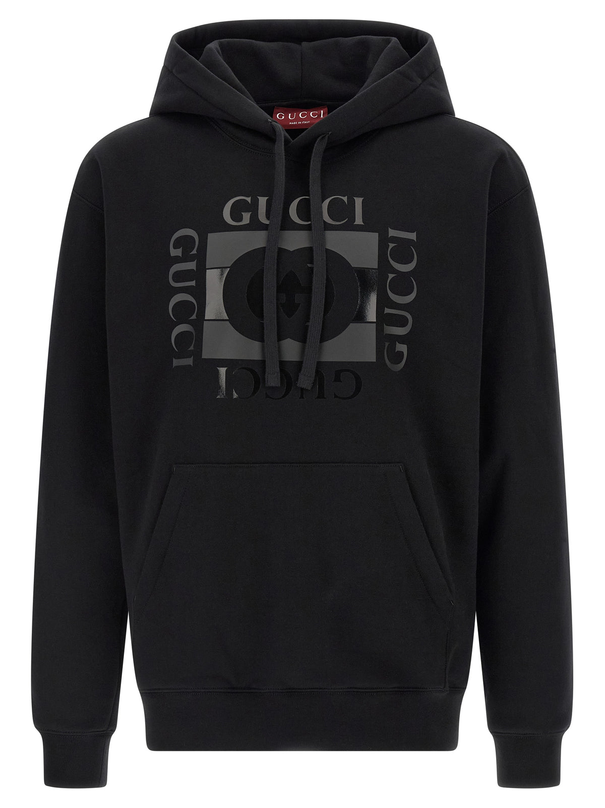Black Cotton Sweatshirt