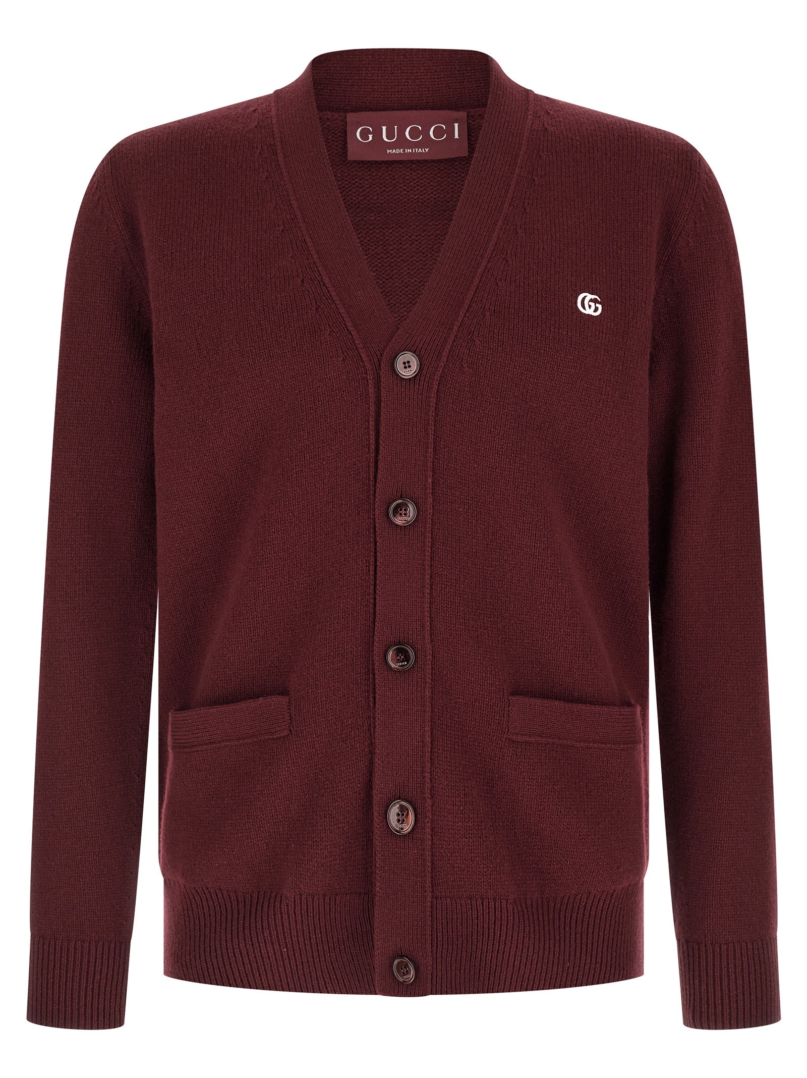 Bordeaux Cashmere Cardigan