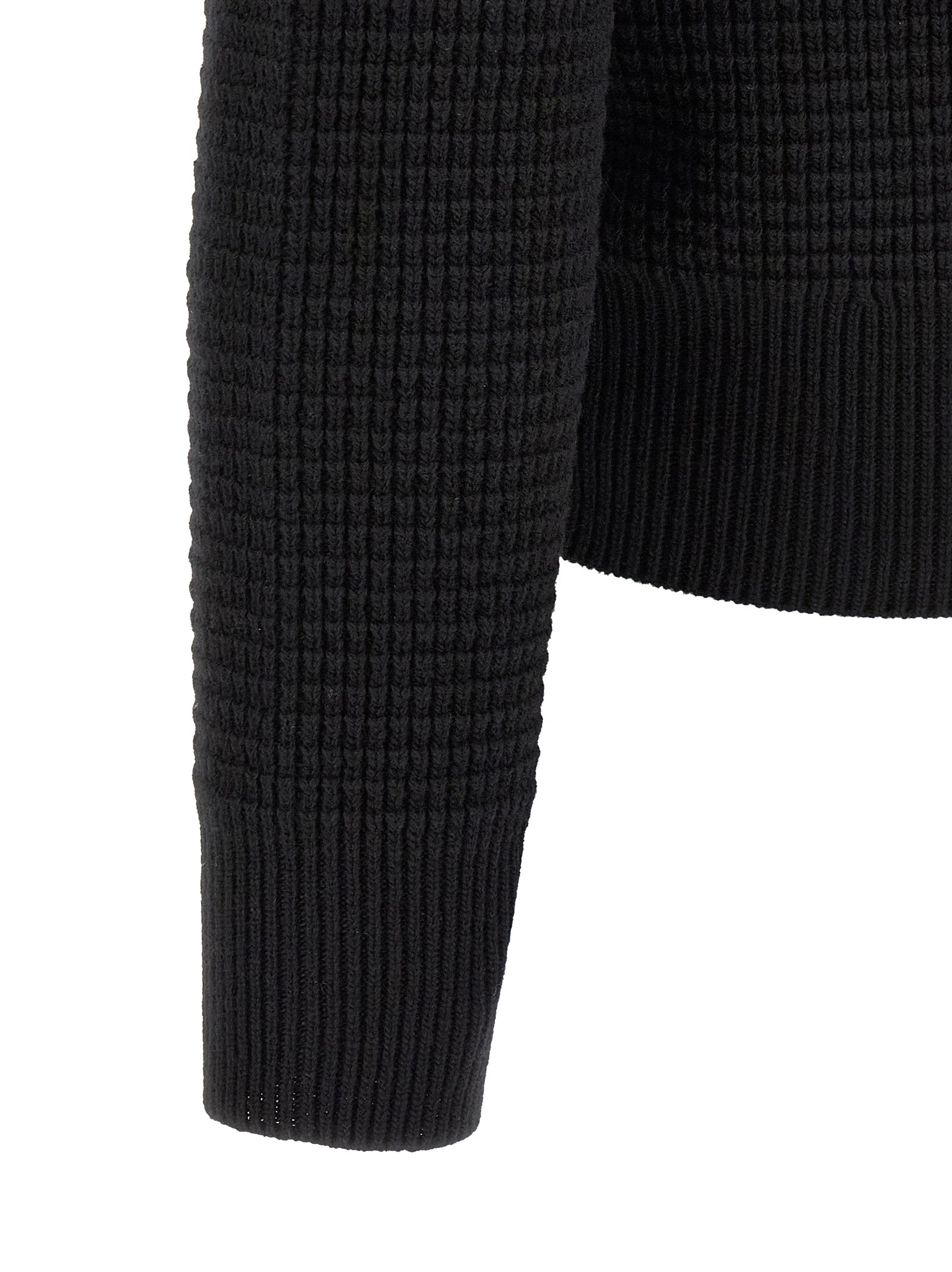 Black Polyamide Cardigan