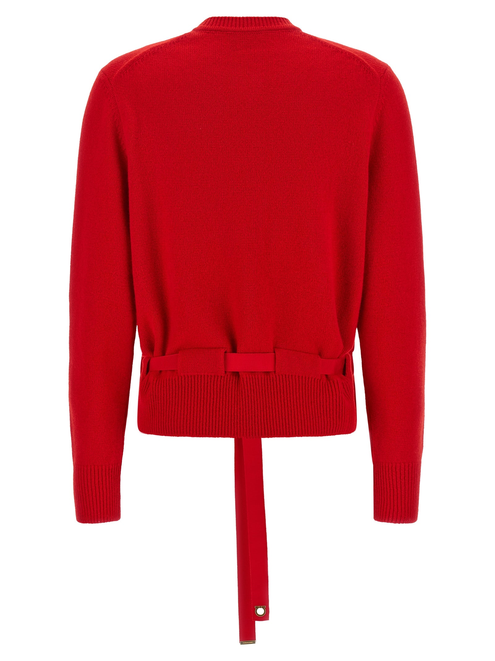 Red Cashmere Cardigan