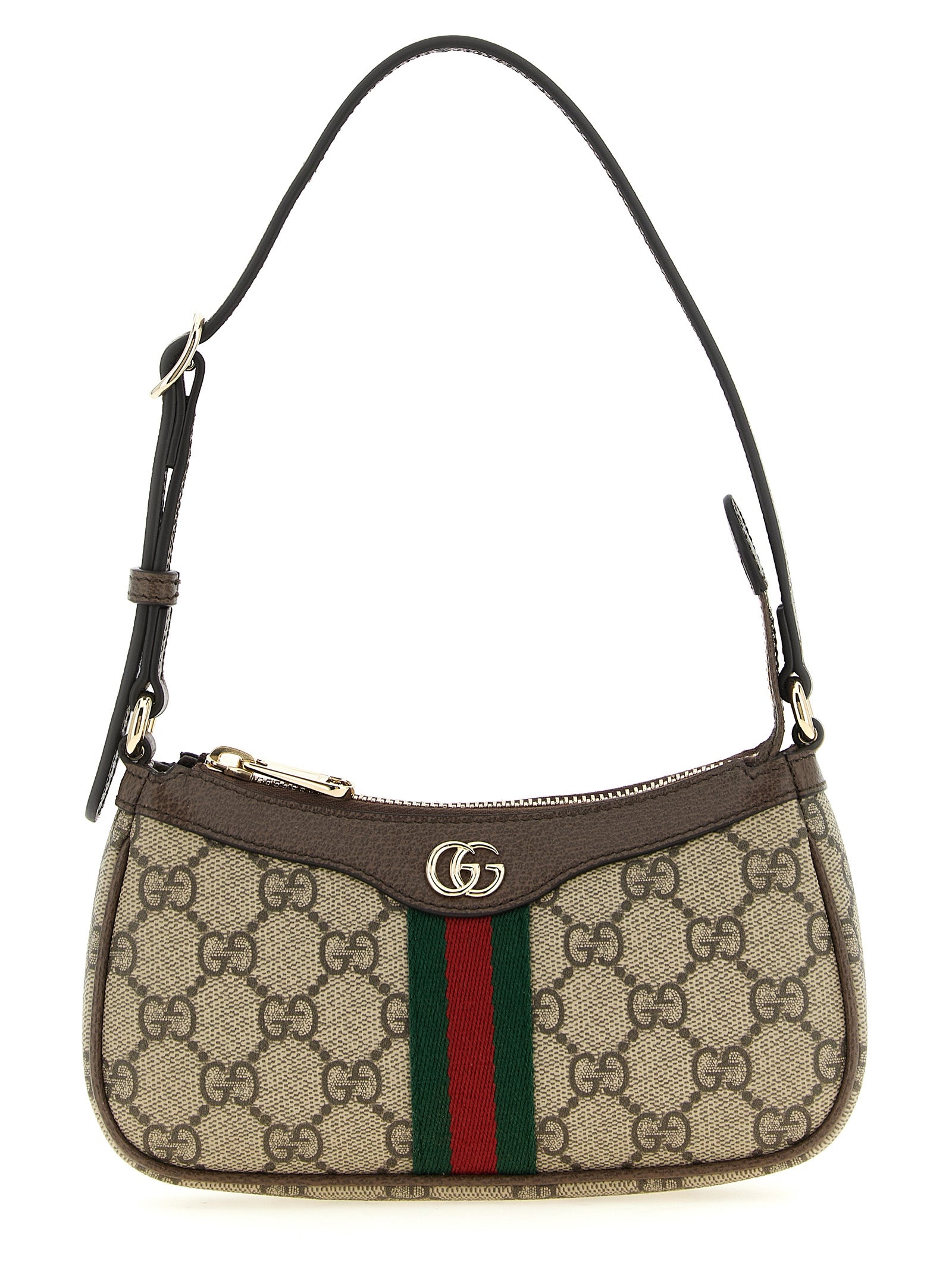 Beige Polyethylene Crossbody Bag