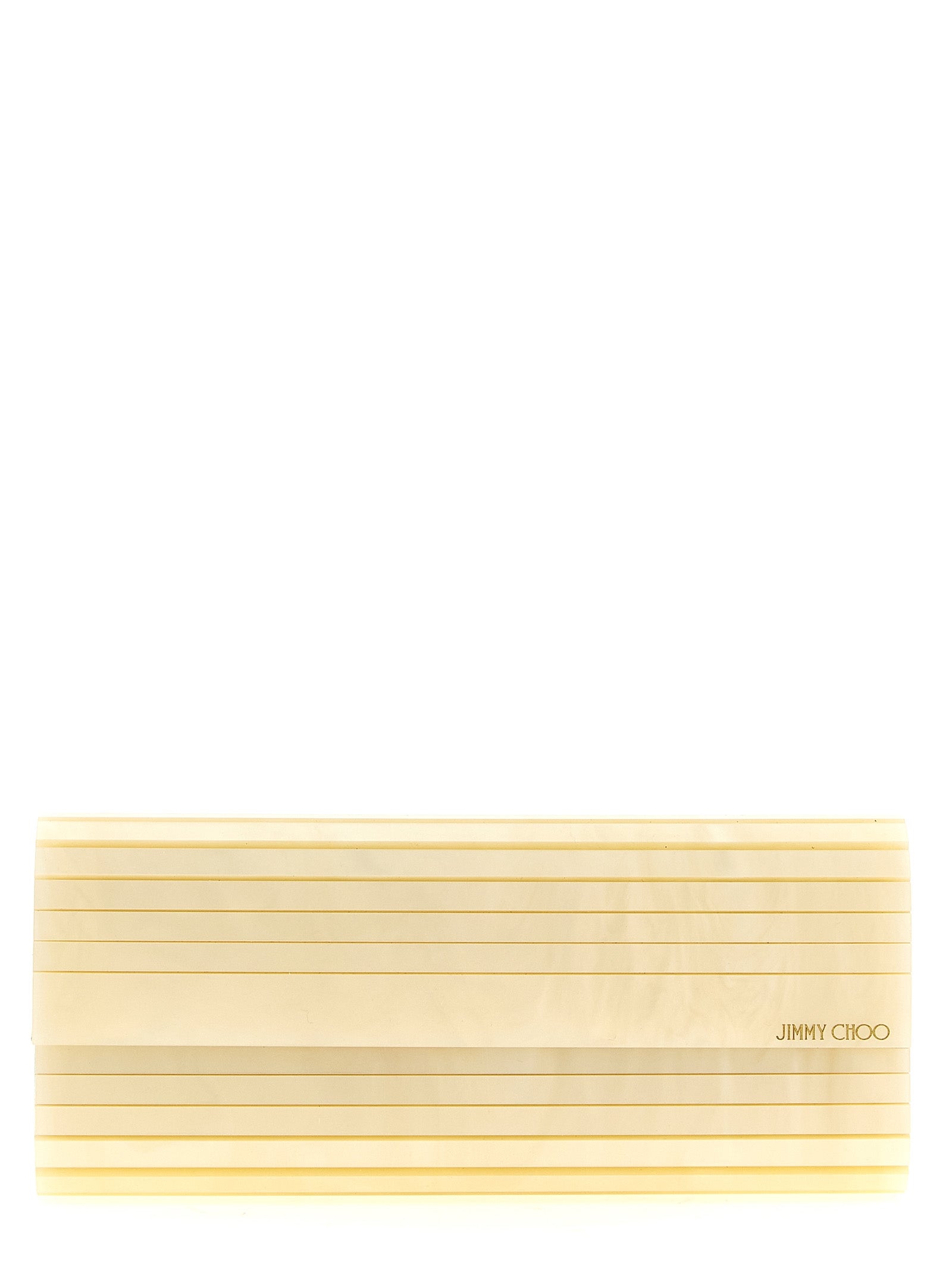 Gold Viscose Clutch Bag