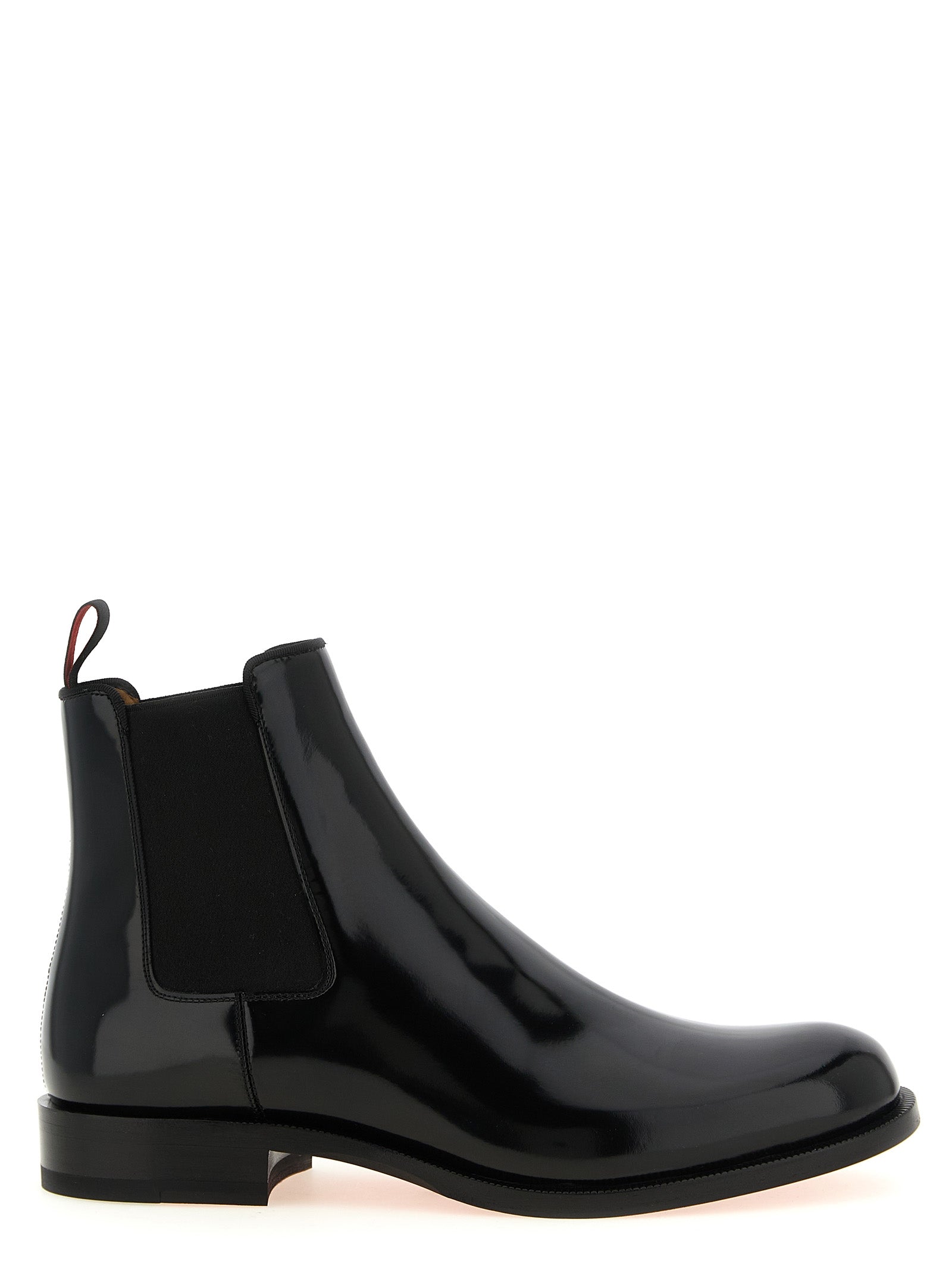 Black Calfskin Chelsea Boots