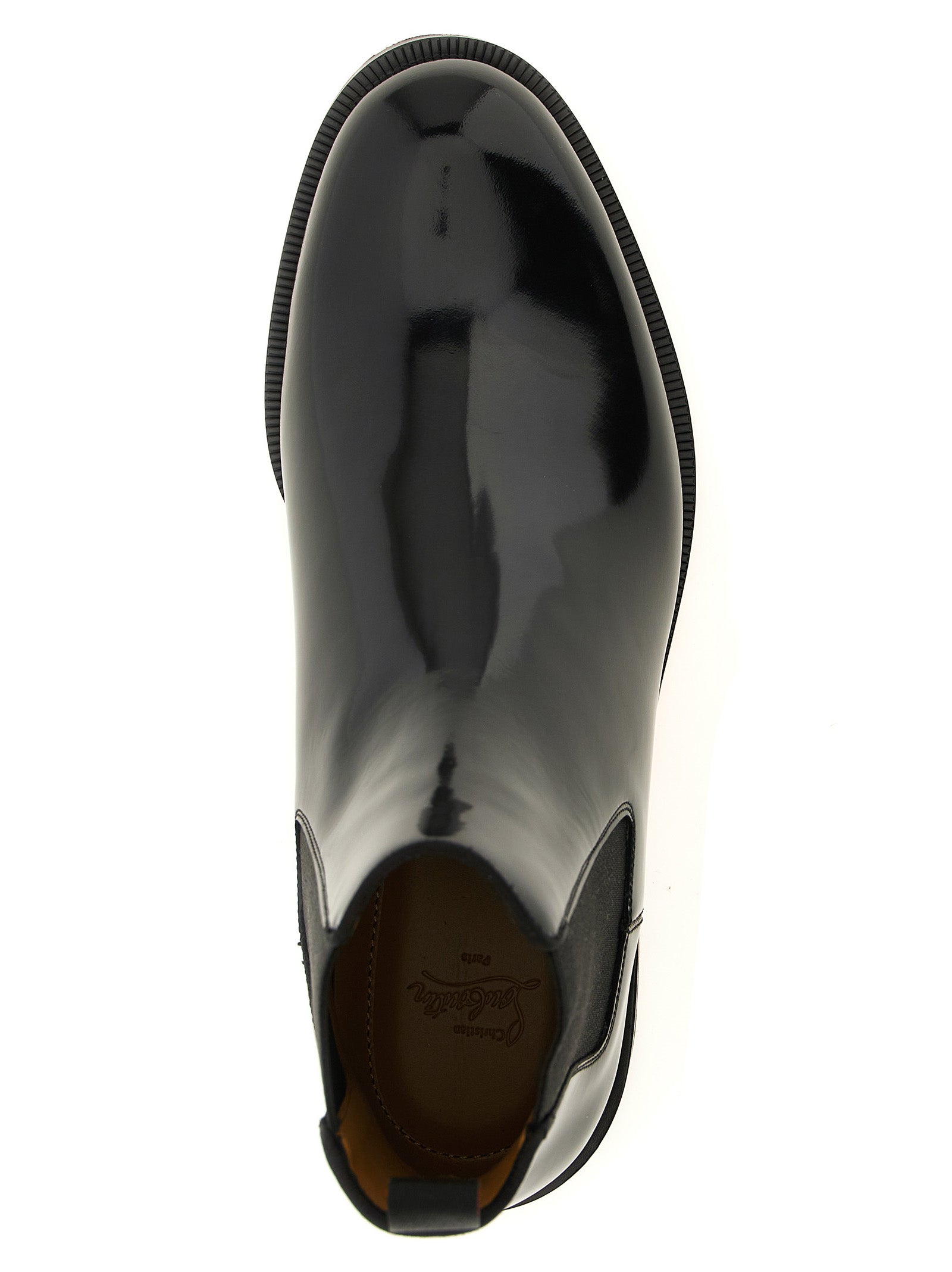 Black Calfskin Chelsea Boots