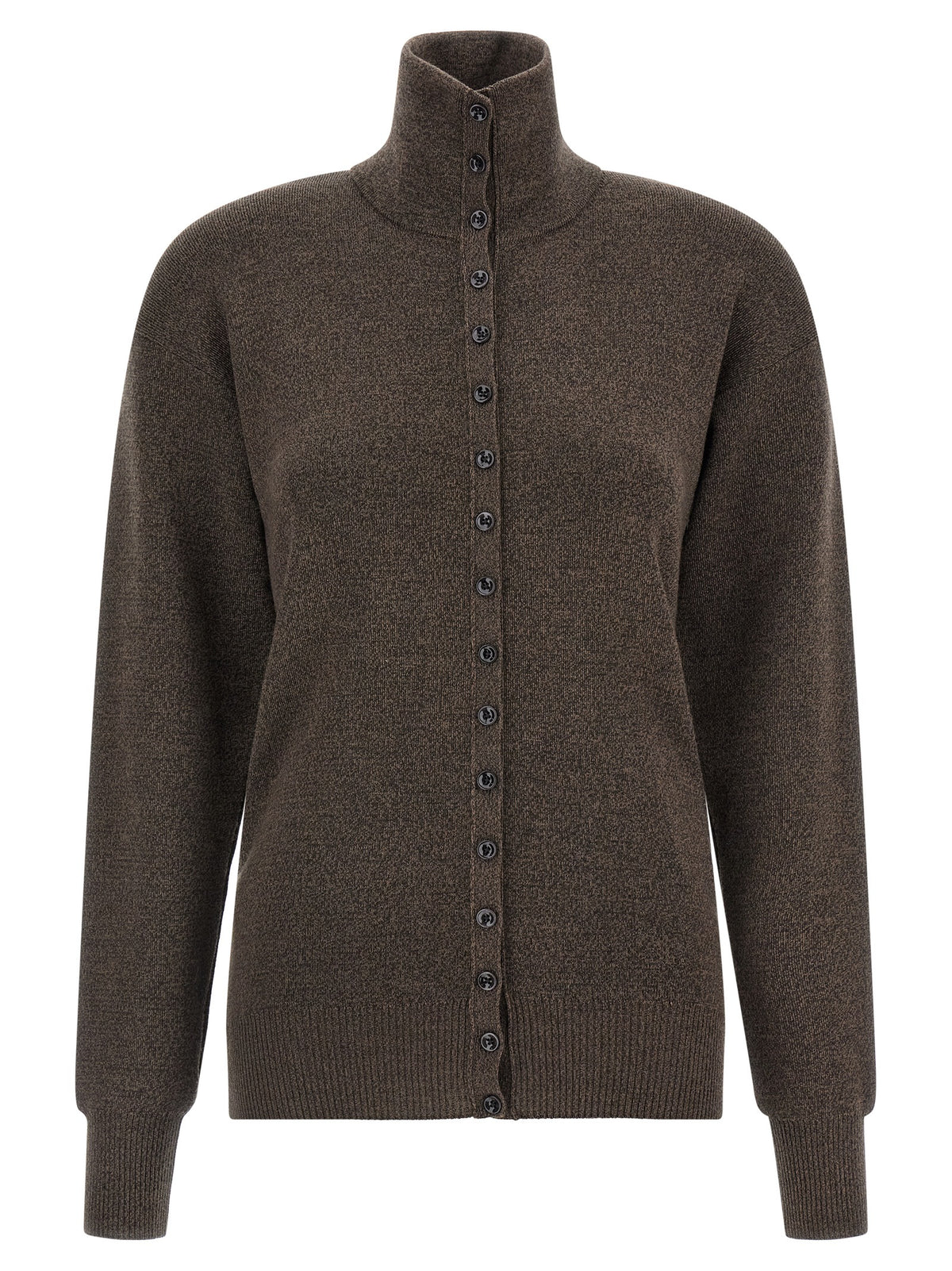 Brown Wool Cardigan