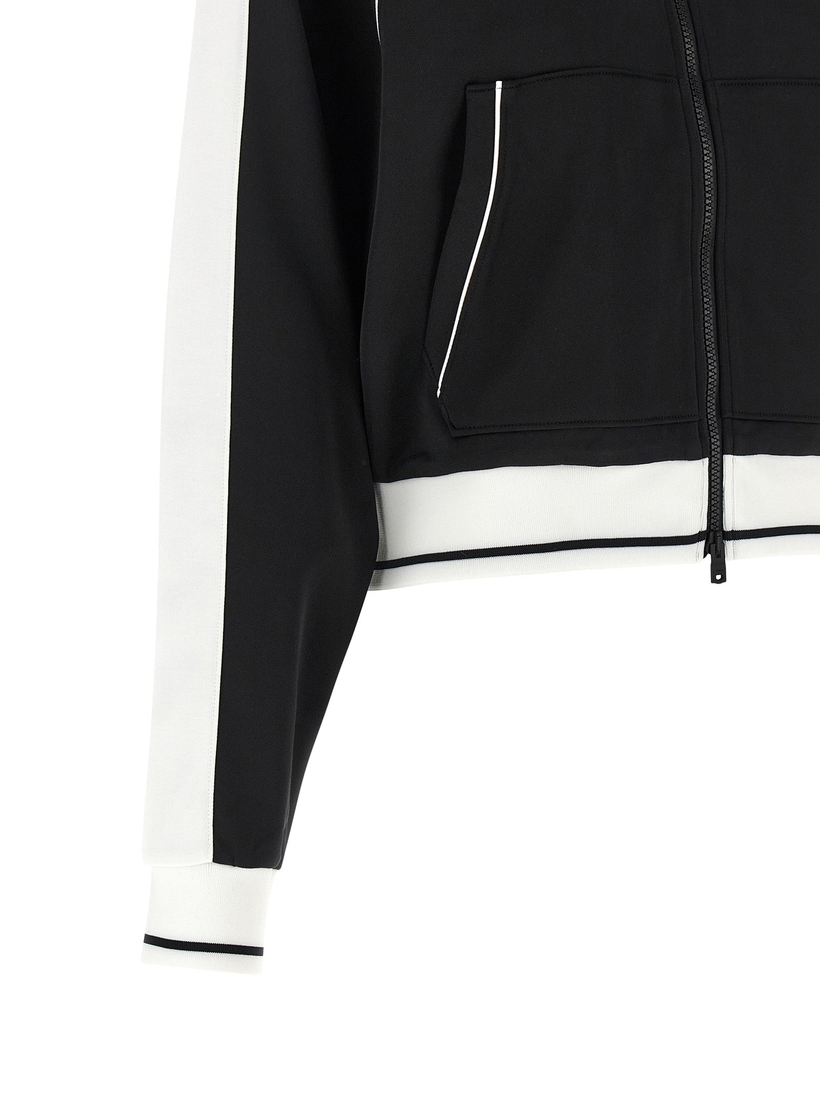 Black Polyester Shell Jacket