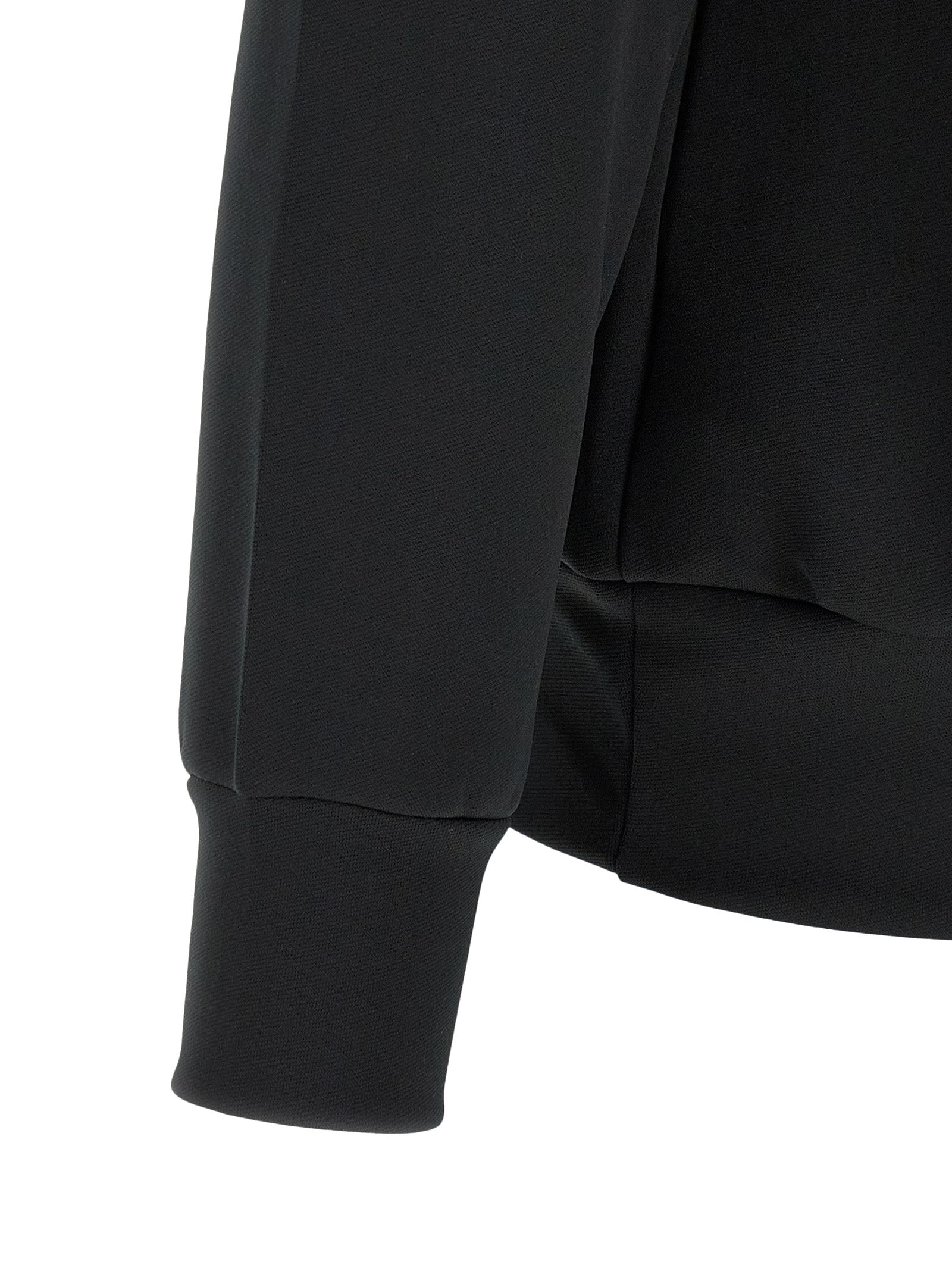 Black Polyester Cardigan