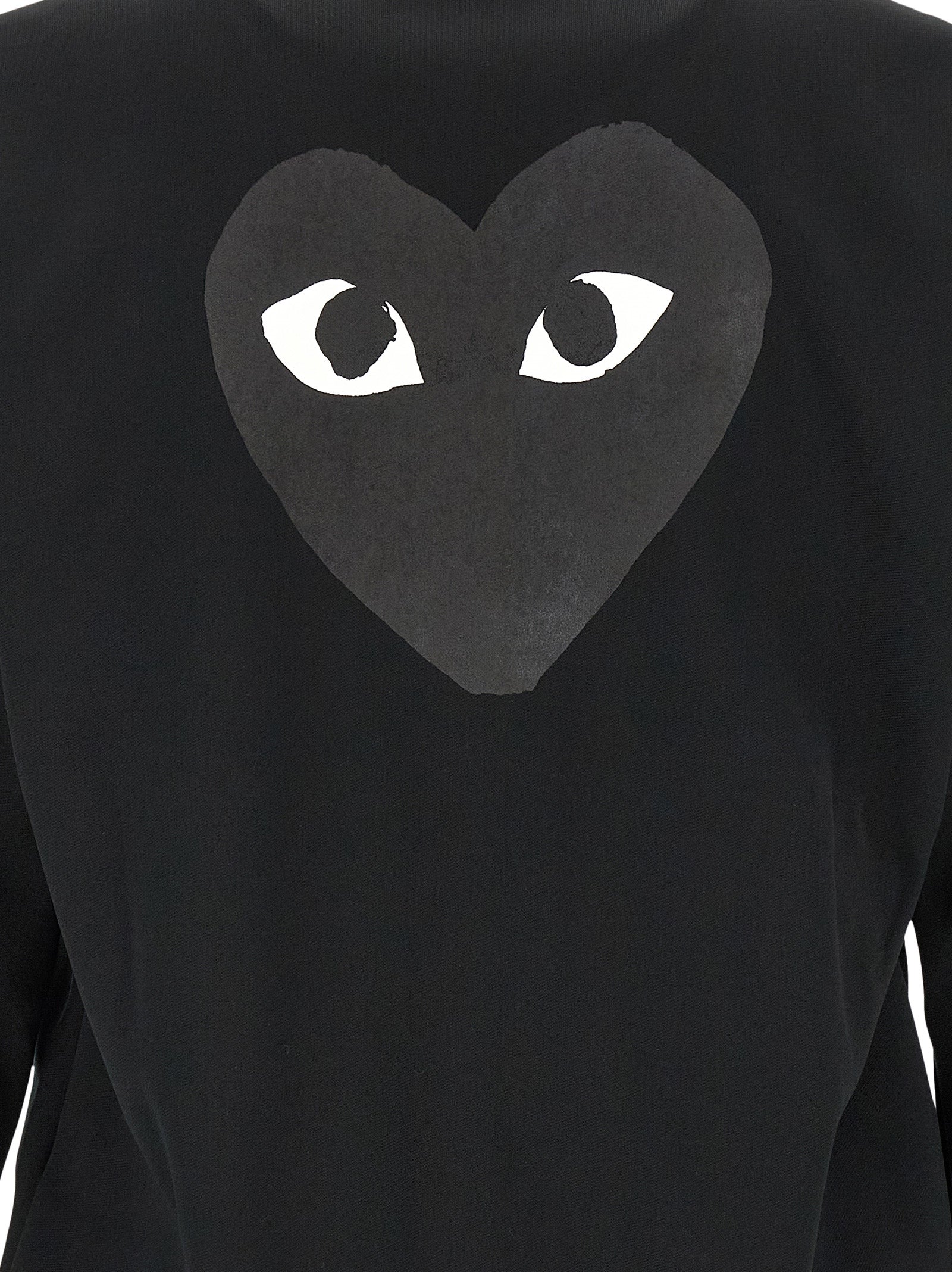 Black Polyester Cardigan