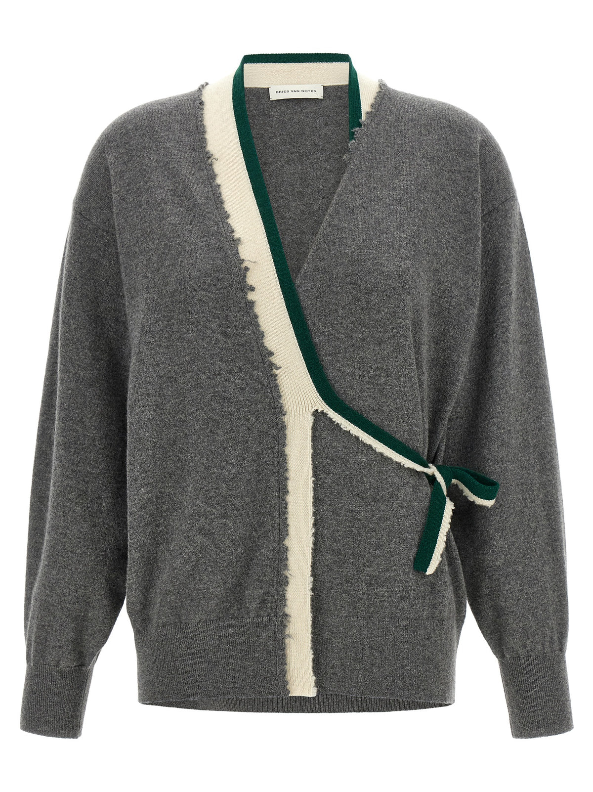 Gray Cashmere Cardigan
