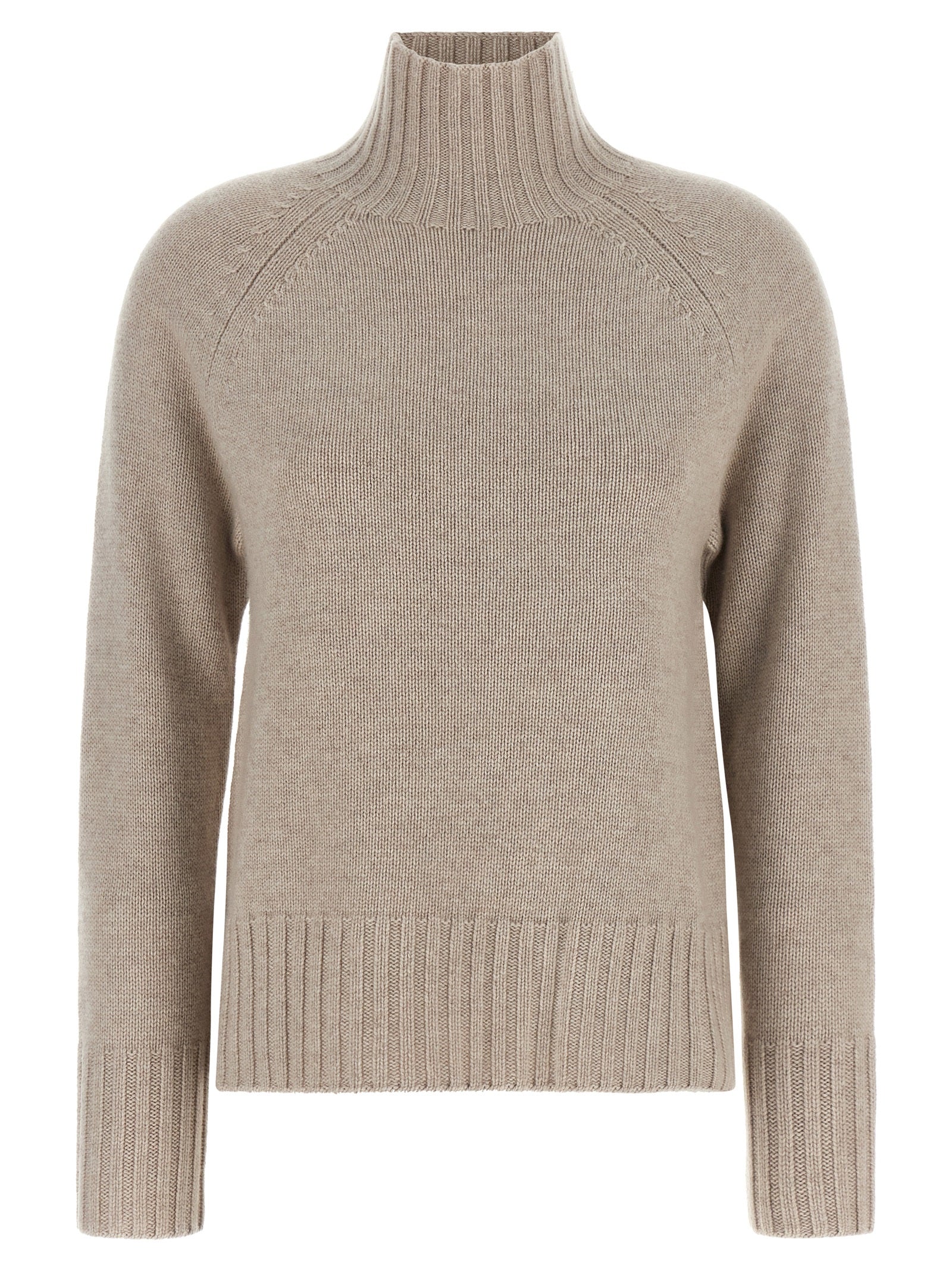 Beige Wool Cardigan